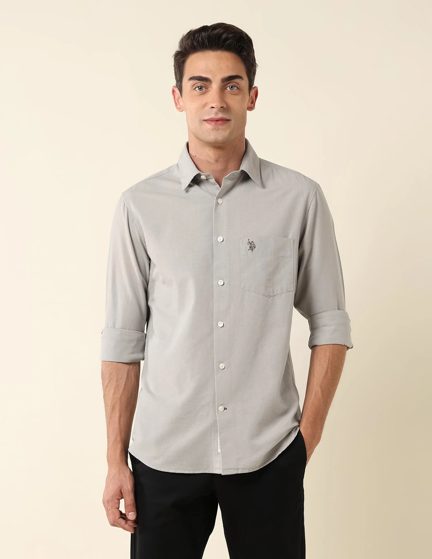Pure Cotton Twill Shirt - Image 6
