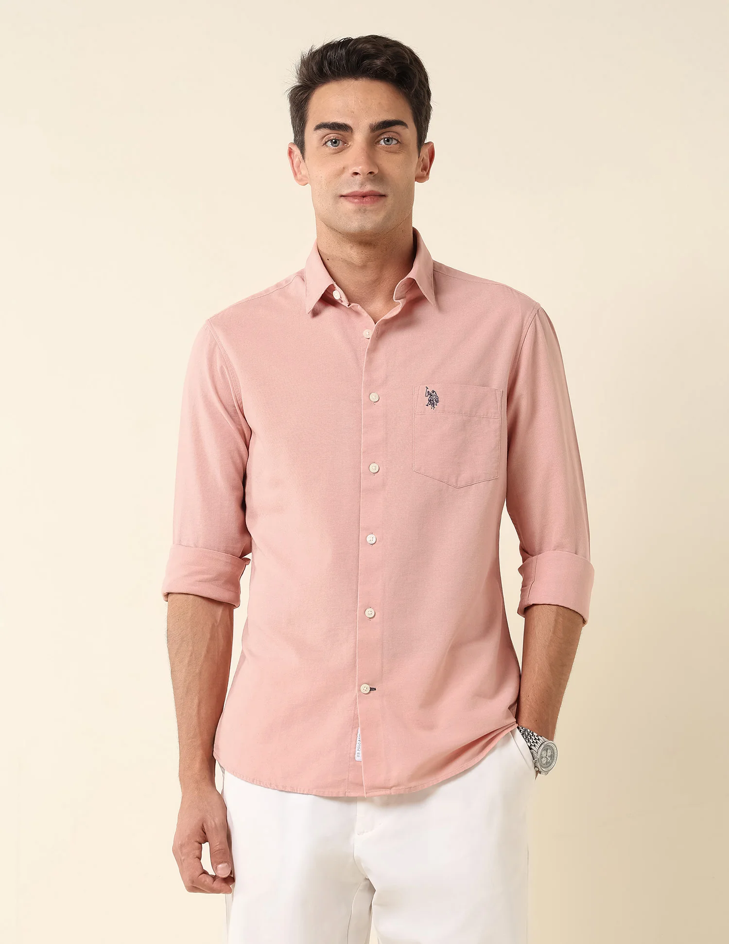 Pure Cotton Twill Shirt