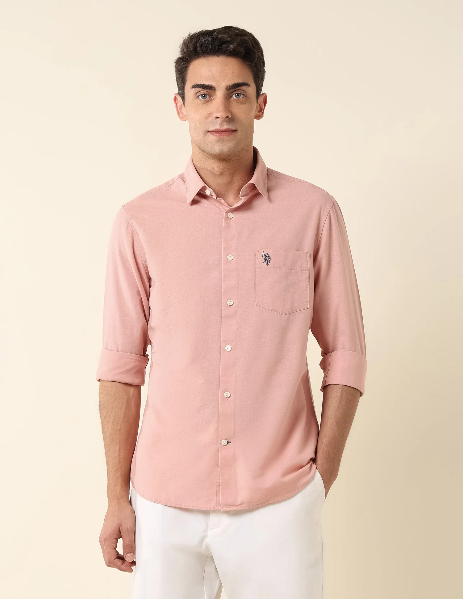 Pure Cotton Twill Shirt - Image 6