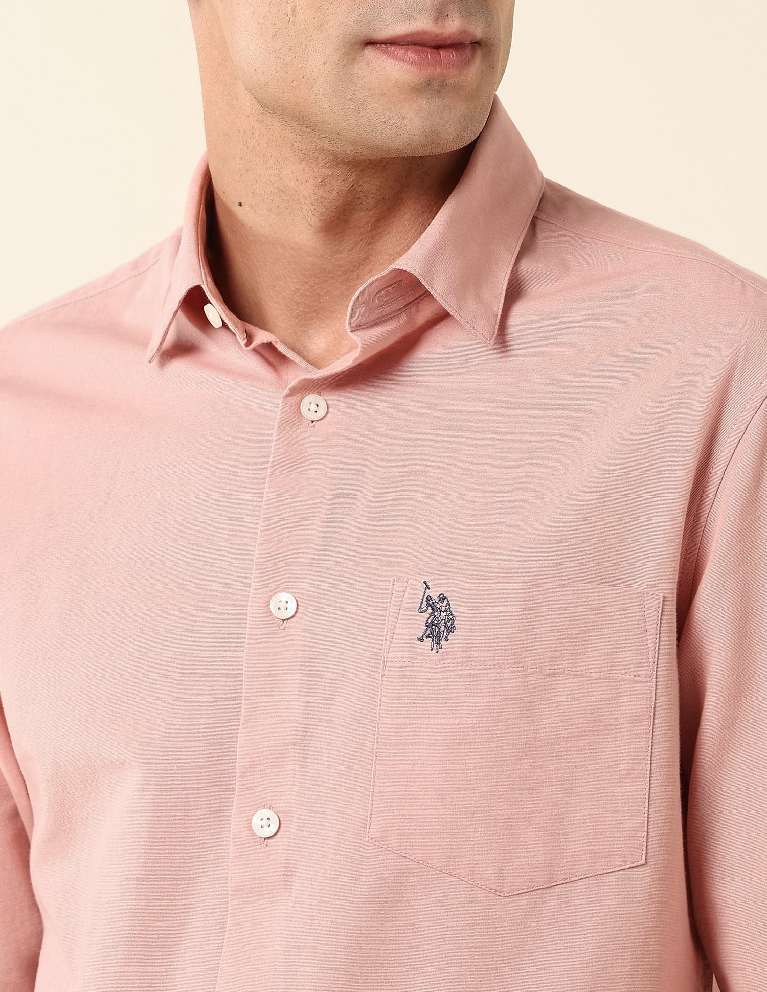 Pure Cotton Twill Shirt - Image 7