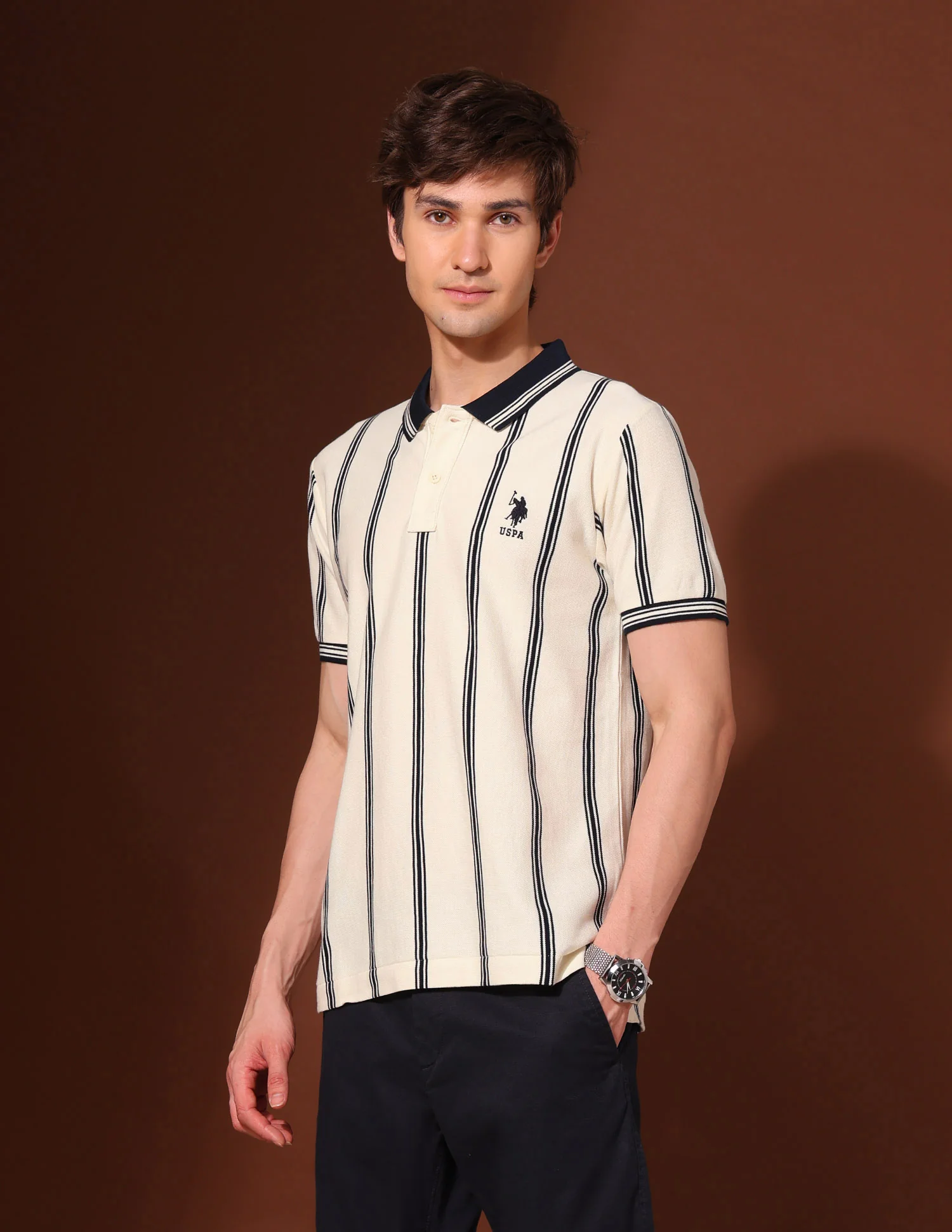 Pure Cotton Work And Wander Polo Shirt - Image 4