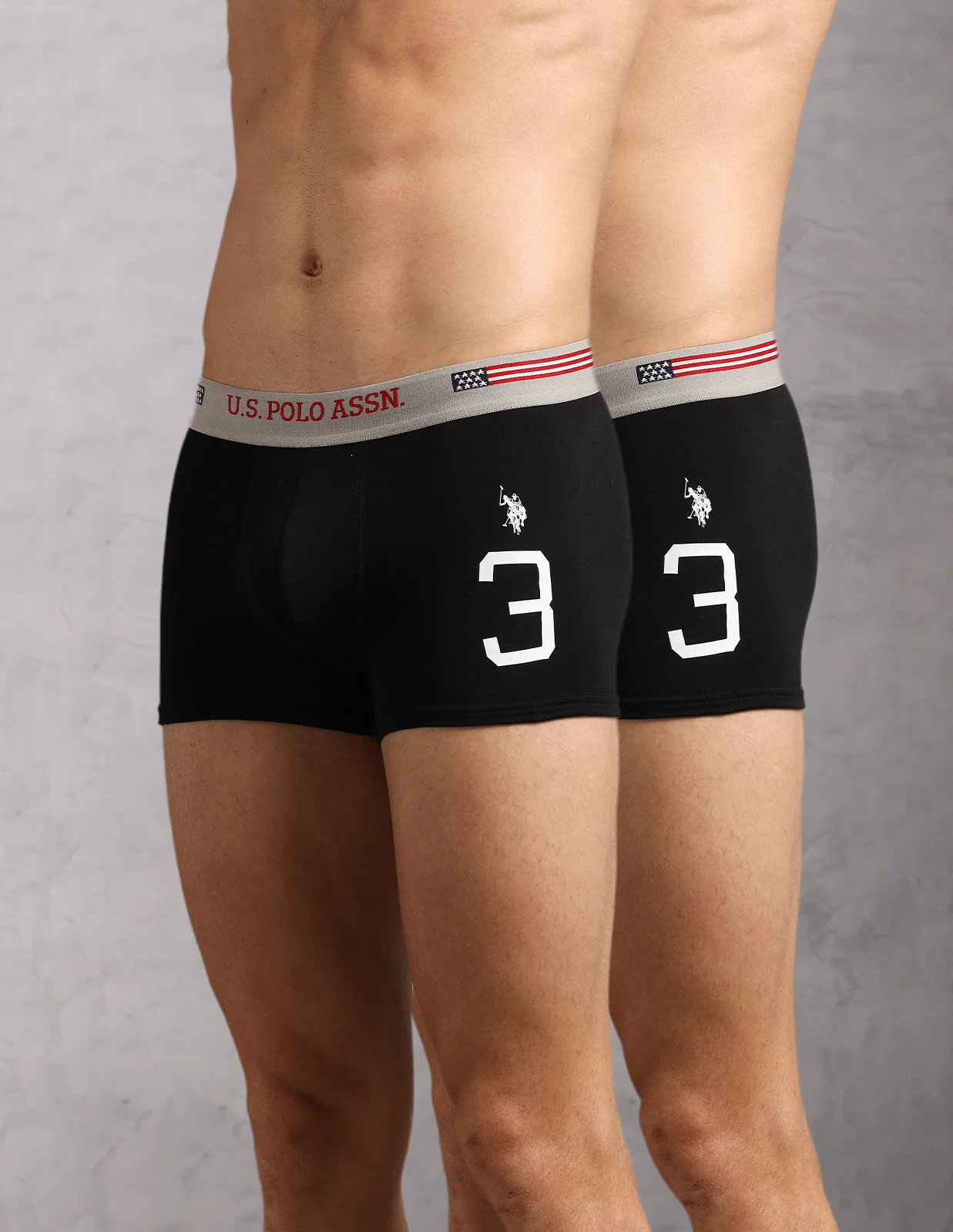 Pure Stretch Cotton I641-P2 Trunks - Pack Of 2 - Image 8