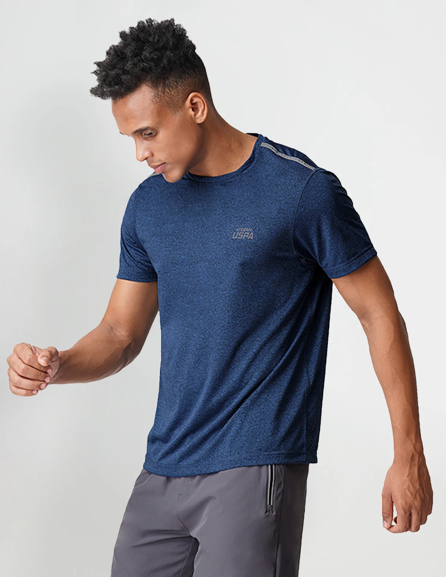 Reflective Logo Crew Neck I712 Lounge T-Shirt - Pack Of 1 - Image 2