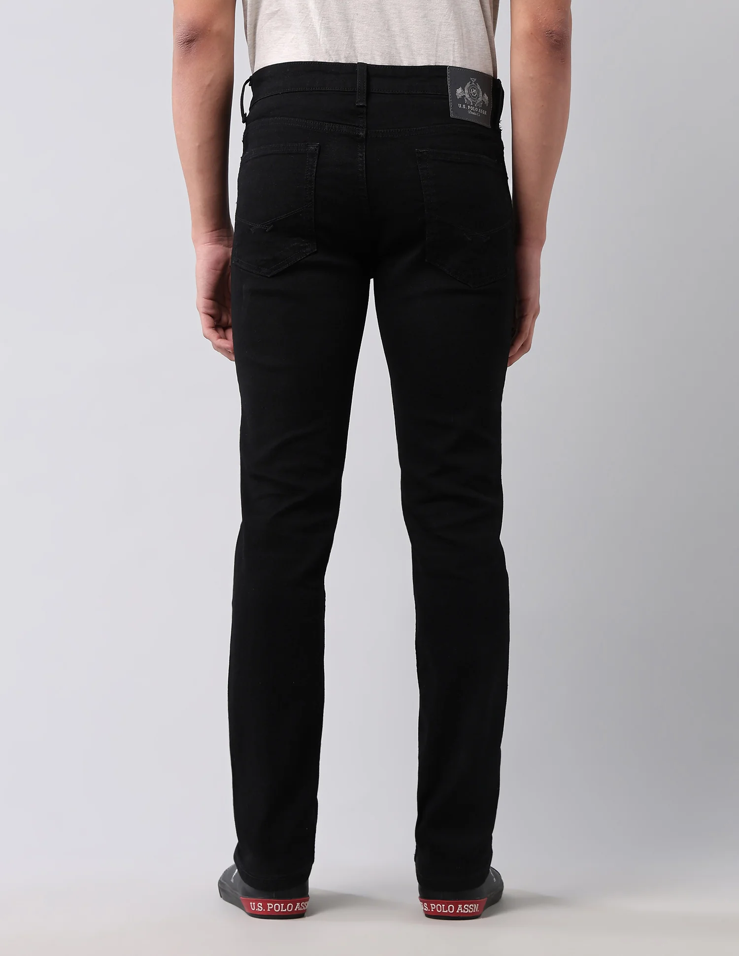 Regallo Skinny Fit Black Jeans - Image 5