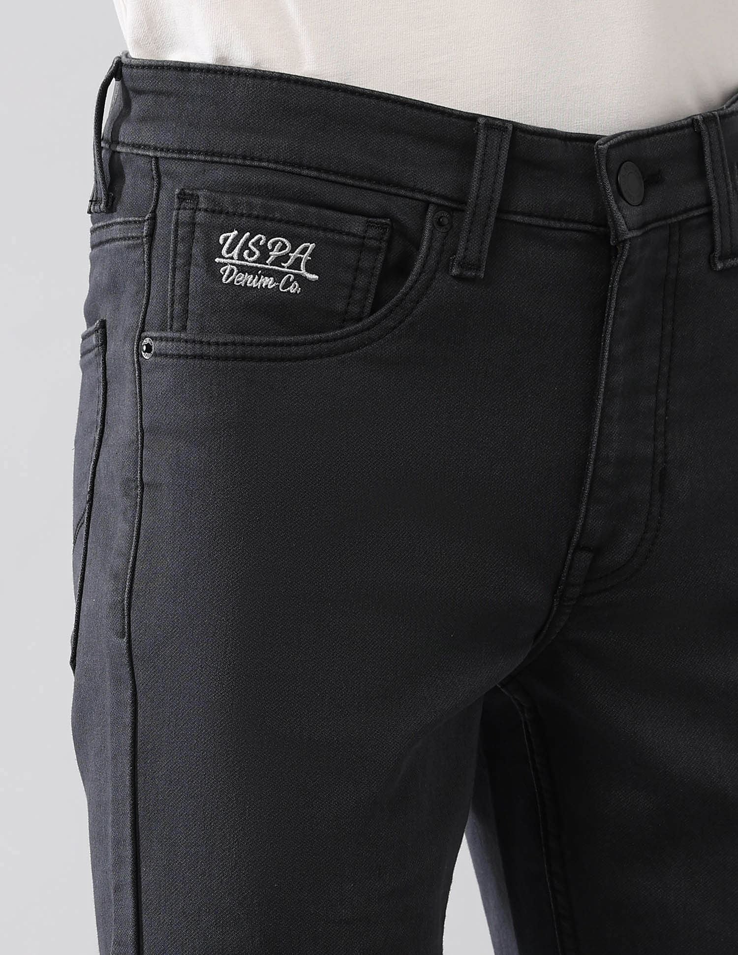 Regallo Skinny Fit Black Jeans - Image 7