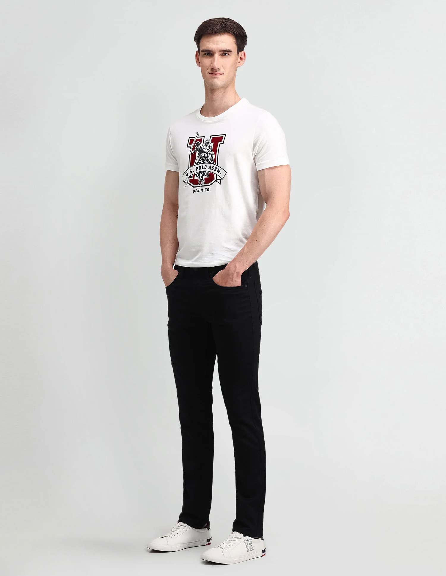 Regallo Skinny Fit Black Jeans - Image 3