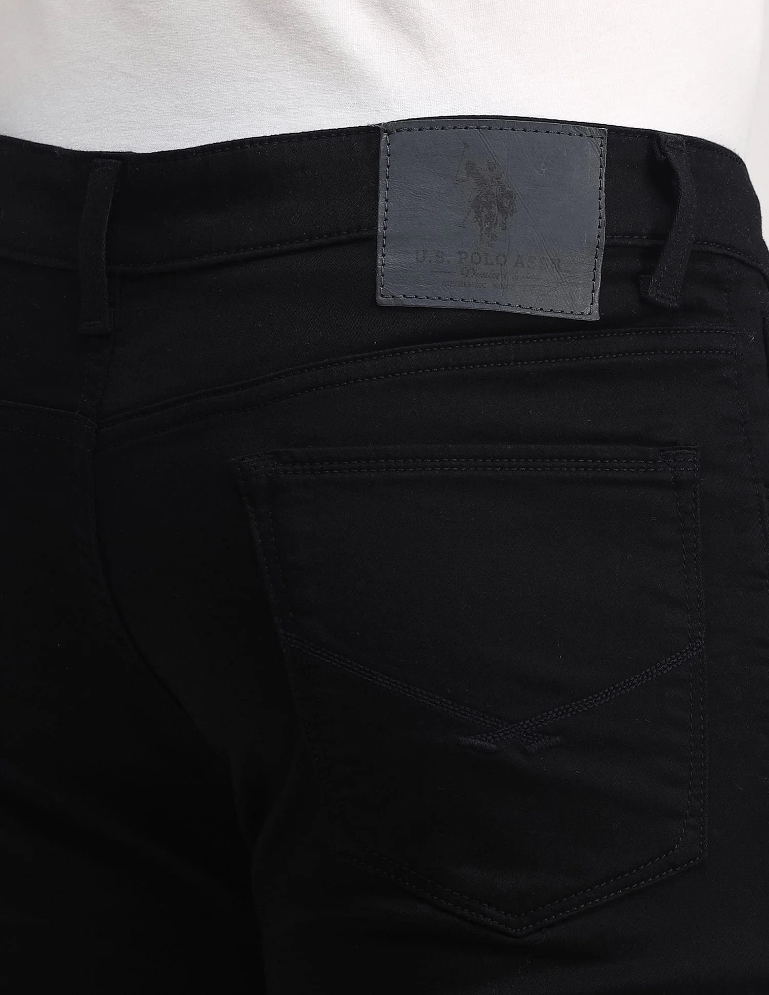 Regallo Skinny Fit Black Jeans - Image 7