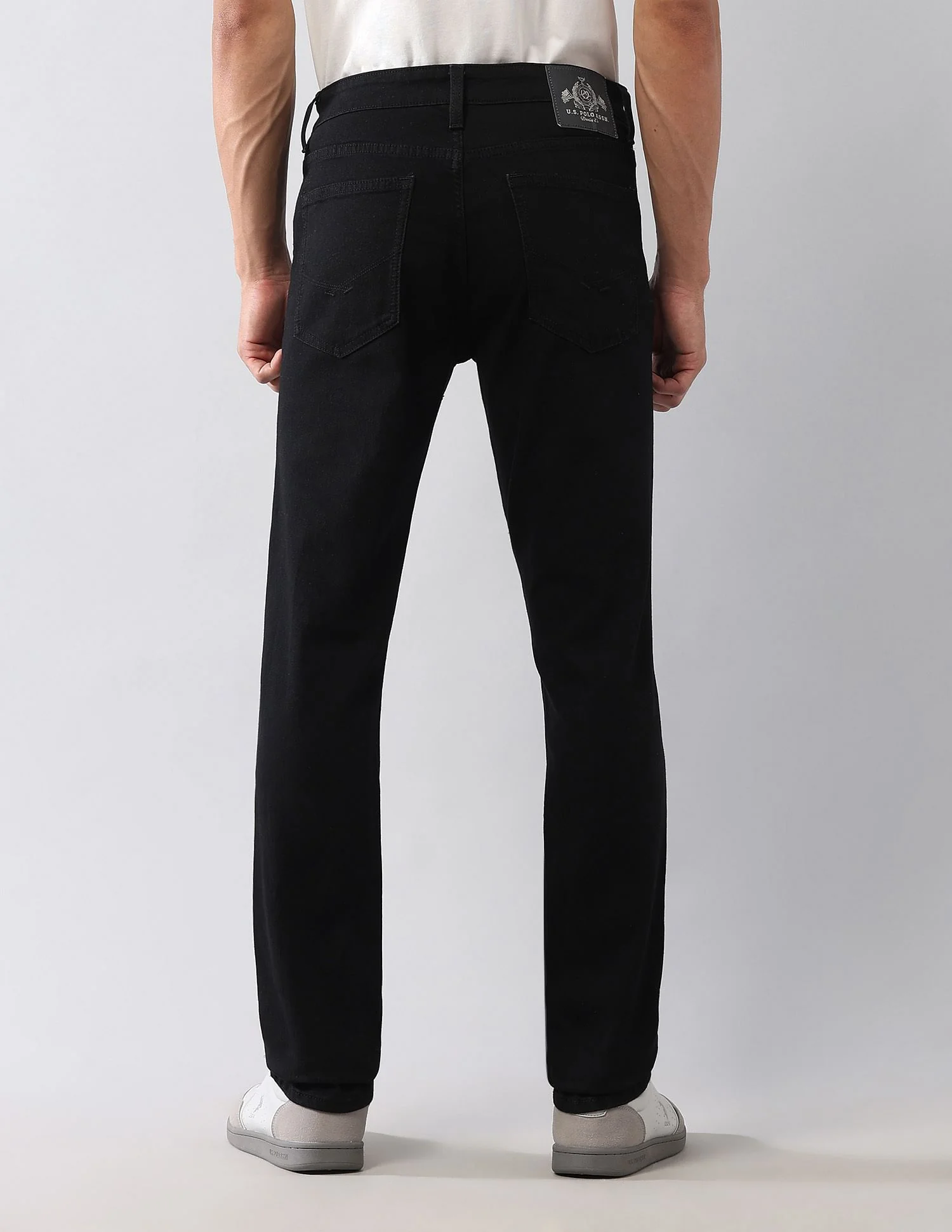 Regallo Skinny Fit Black Jeans - Image 5
