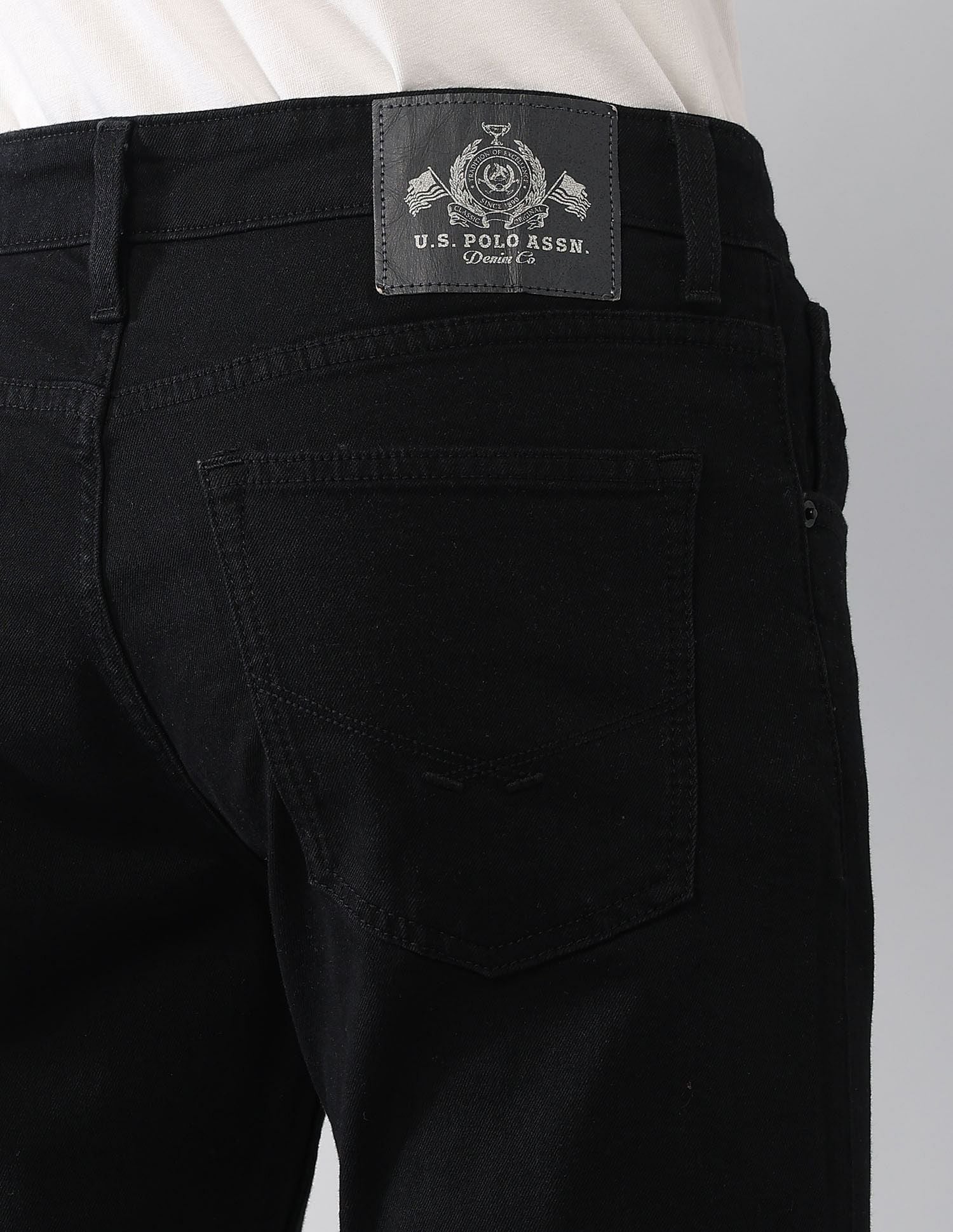 Regallo Skinny Fit Black Jeans - Image 8