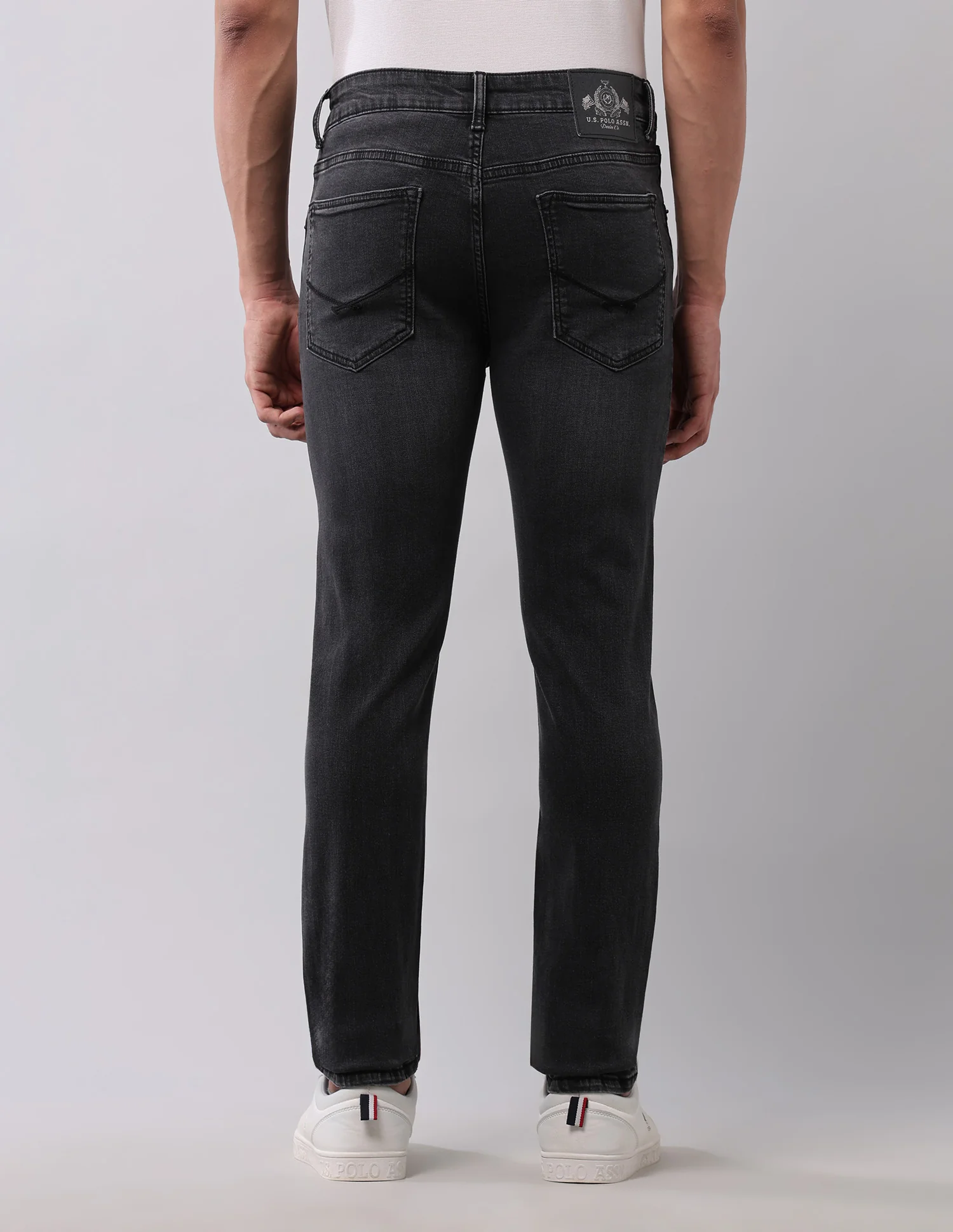 Regallo Skinny Fit Black Jeans - Image 5