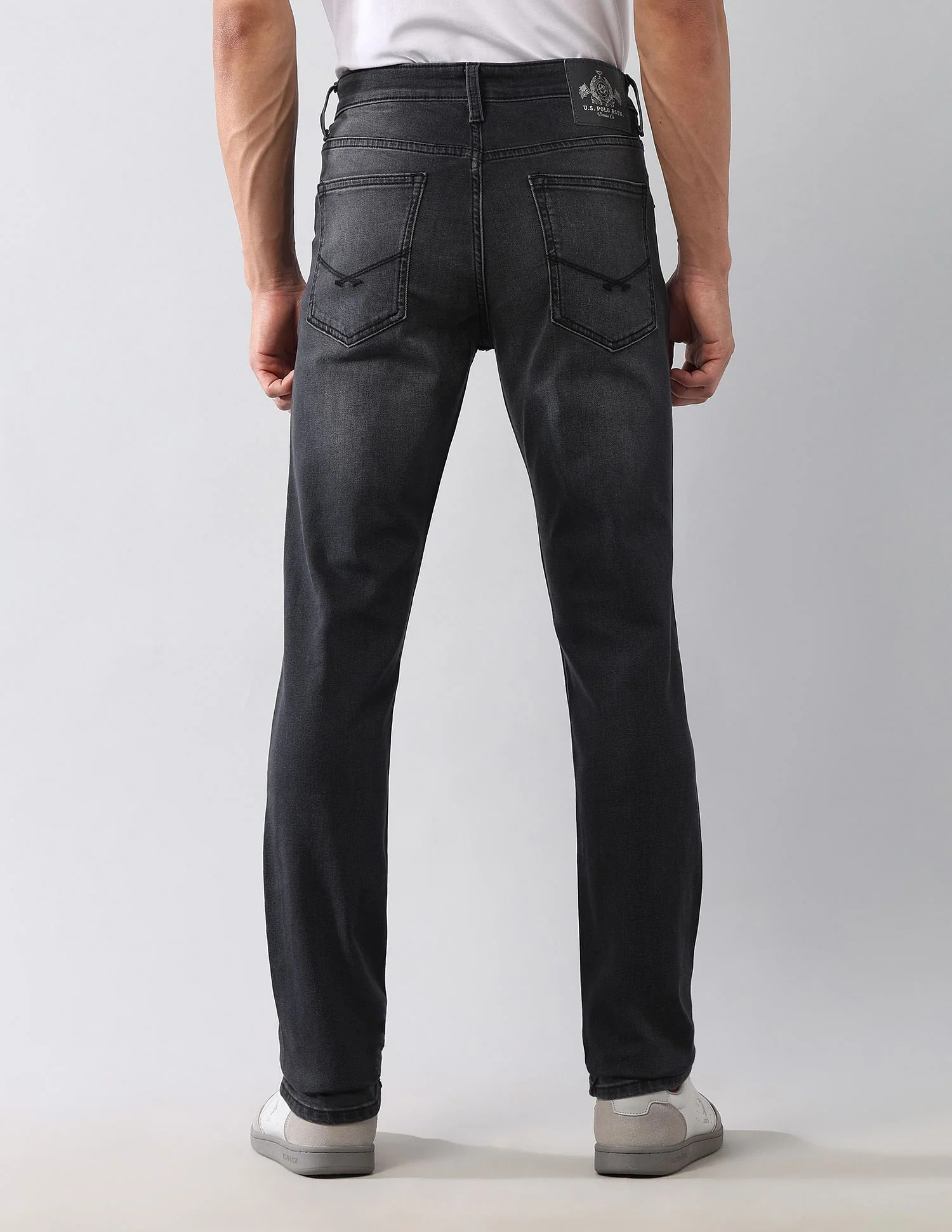 Regallo Skinny Fit Black Jeans - Image 5