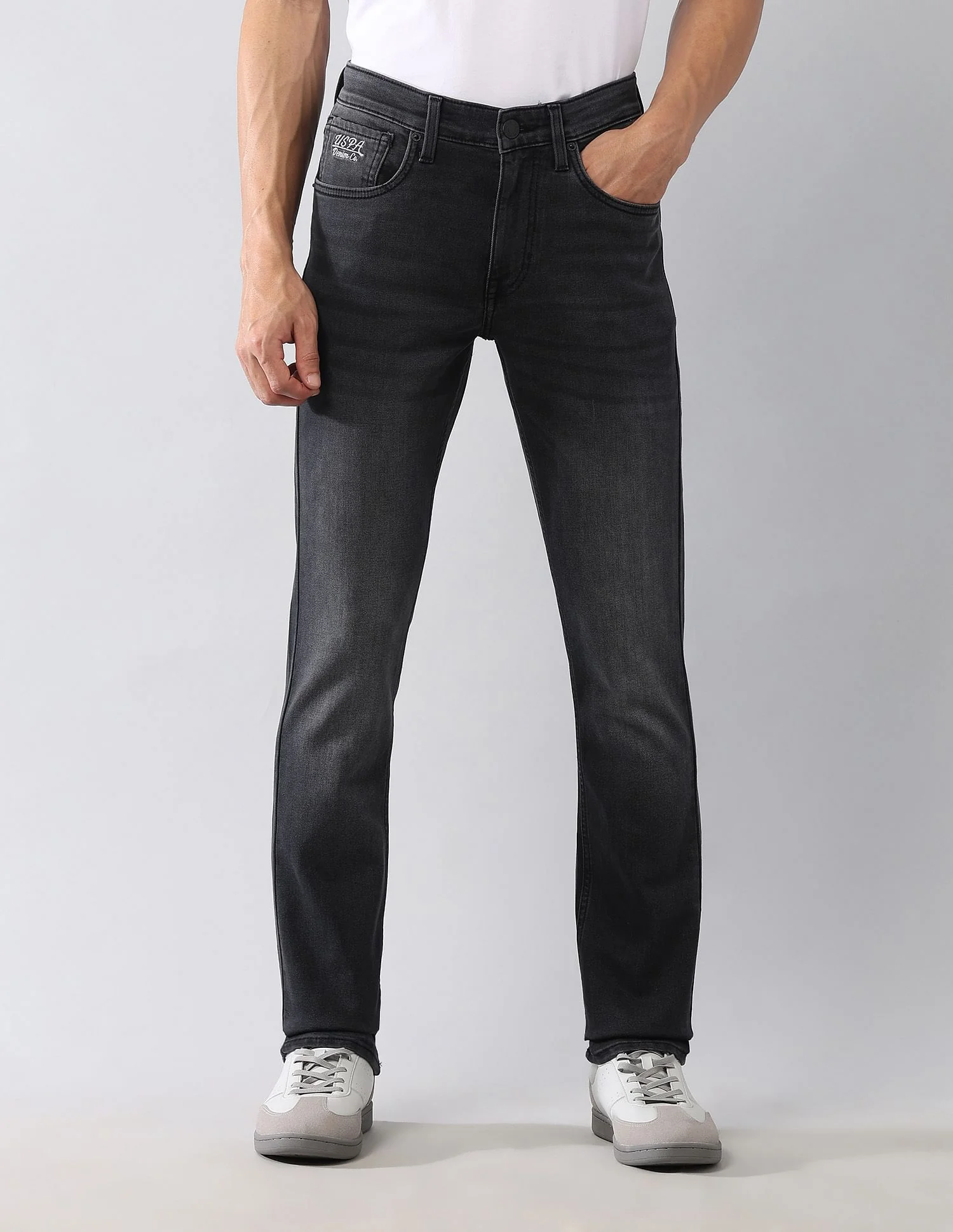 Regallo Skinny Fit Black Jeans - Image 6