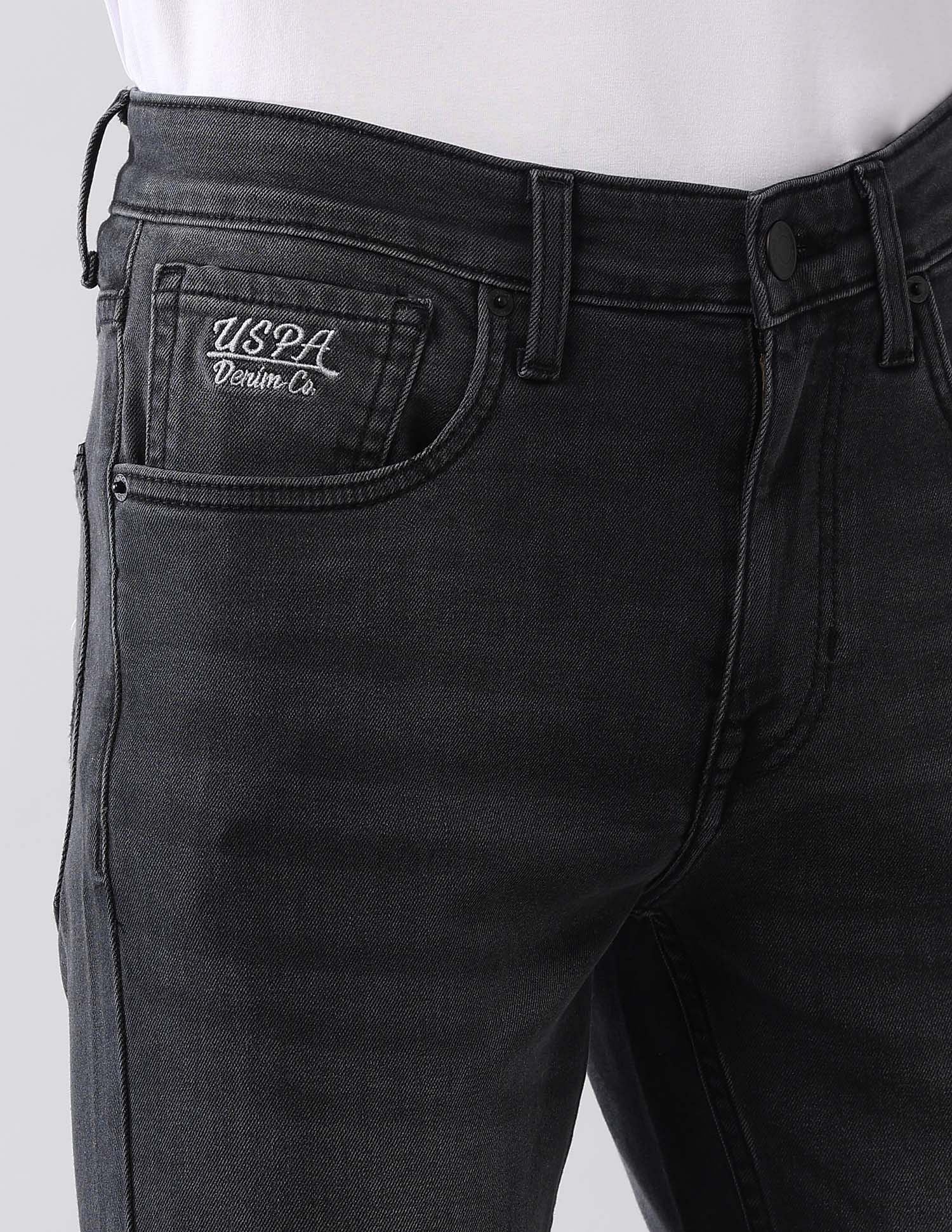 Regallo Skinny Fit Black Jeans - Image 7