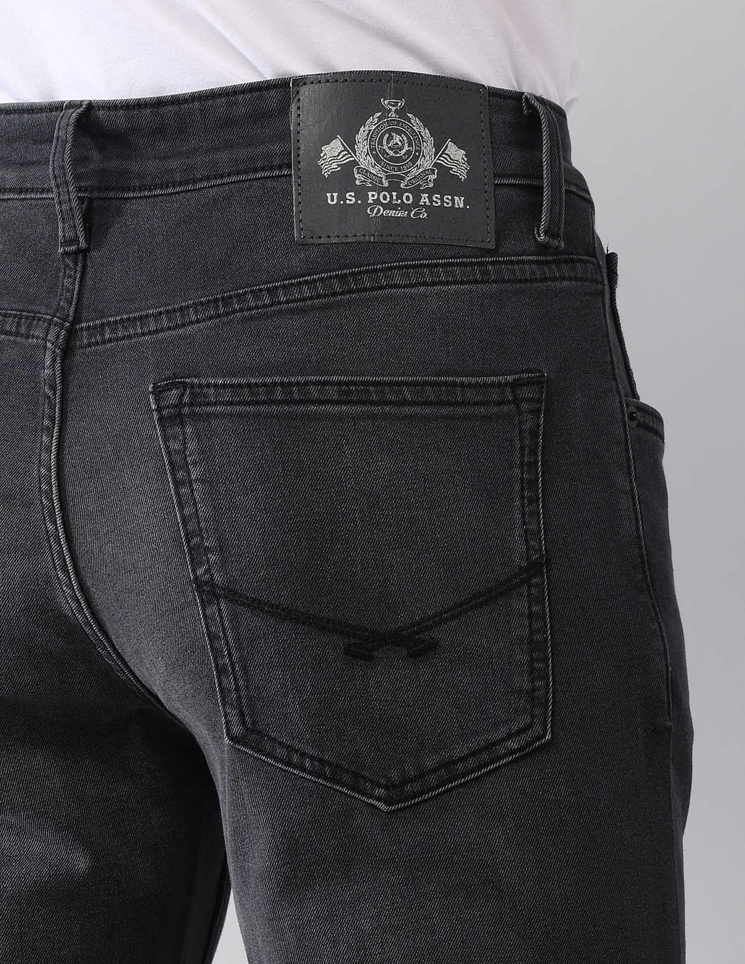 Regallo Skinny Fit Black Jeans - Image 8