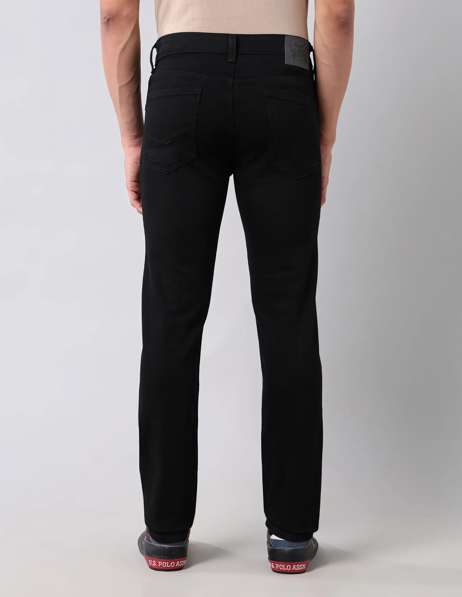 Regallo Skinny Fit Black Jeans - Image 5