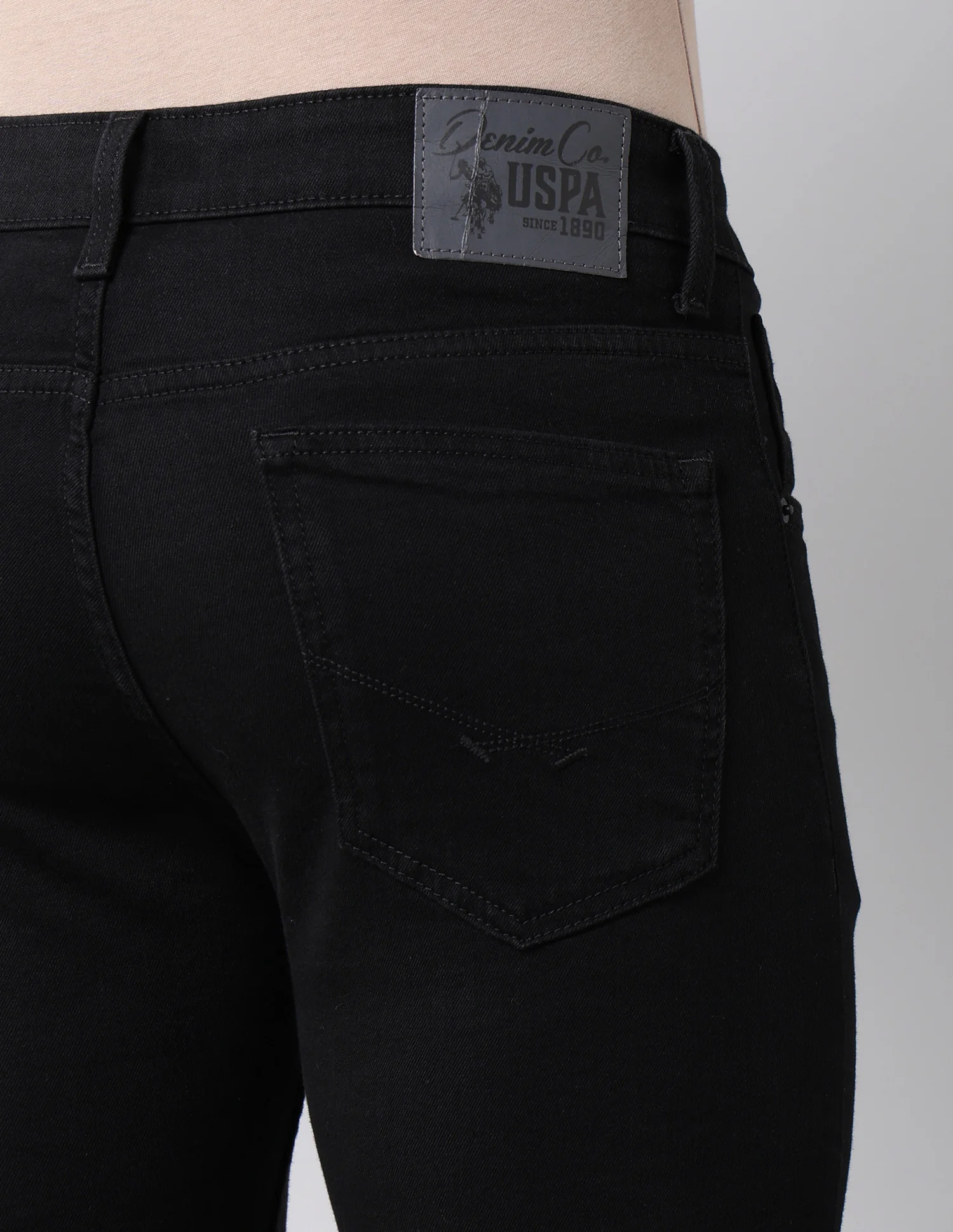 Regallo Skinny Fit Black Jeans - Image 8