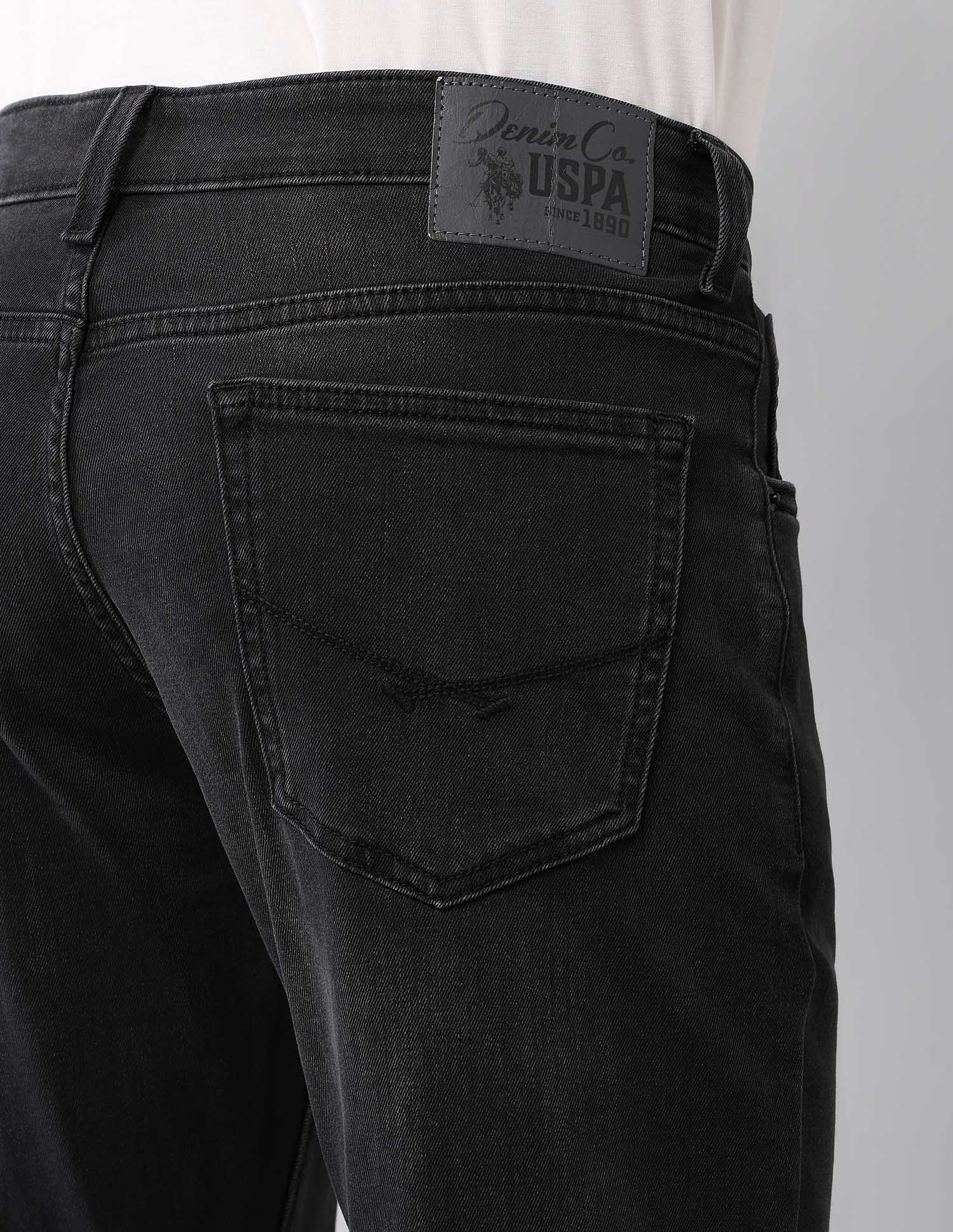 Regallo Skinny Fit Black Jeans - Image 8