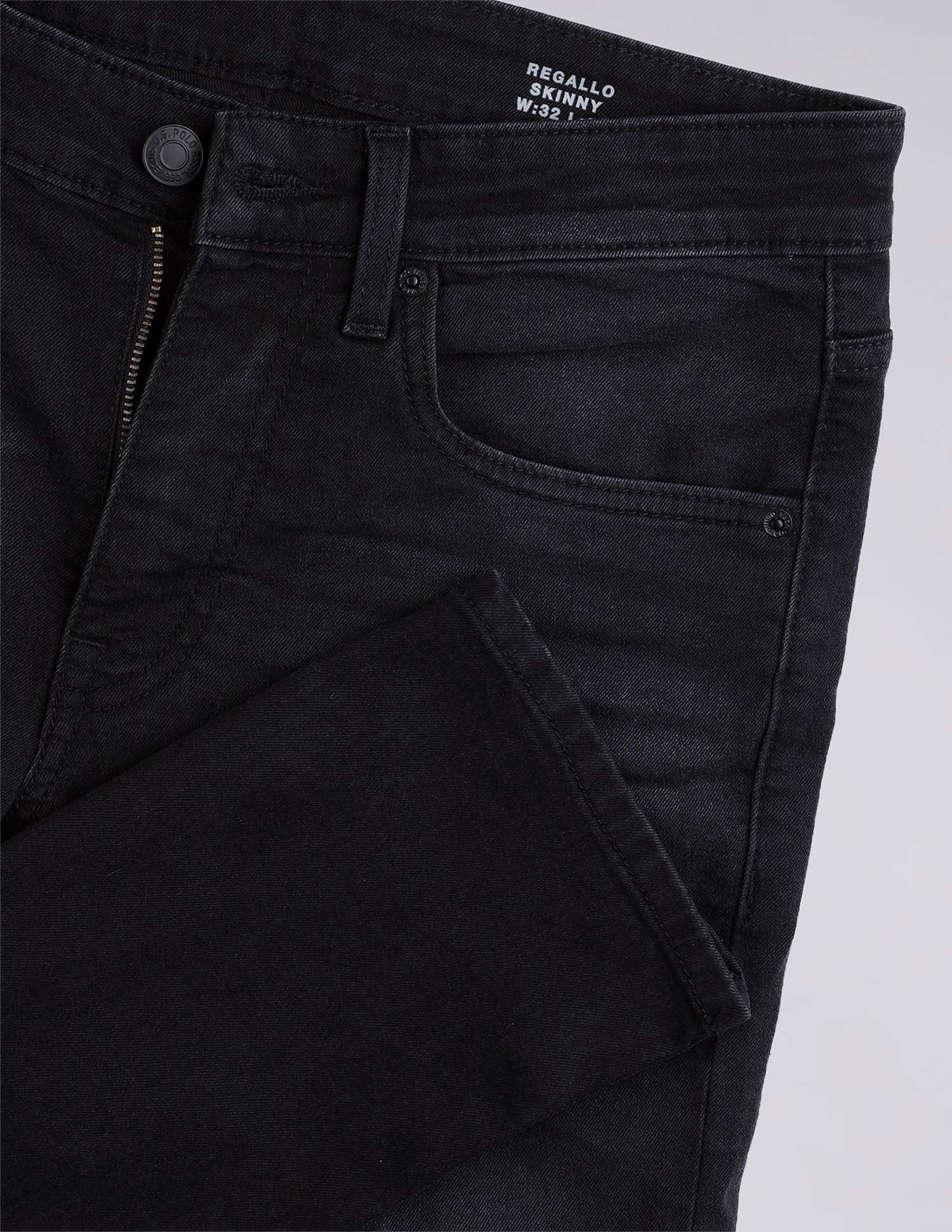 Regallo Skinny Fit Black Jeans - Image 2