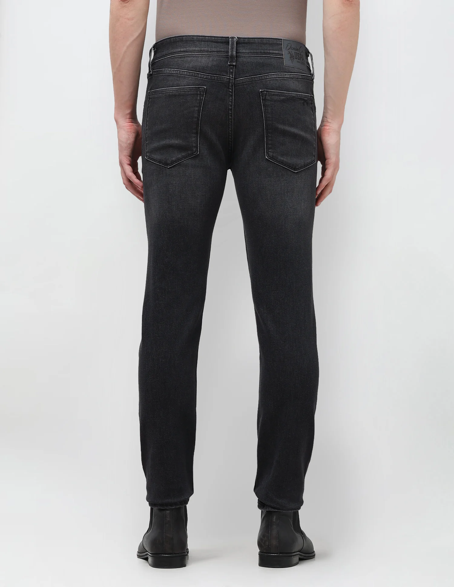 Regallo Skinny Fit Black Jeans - Image 5