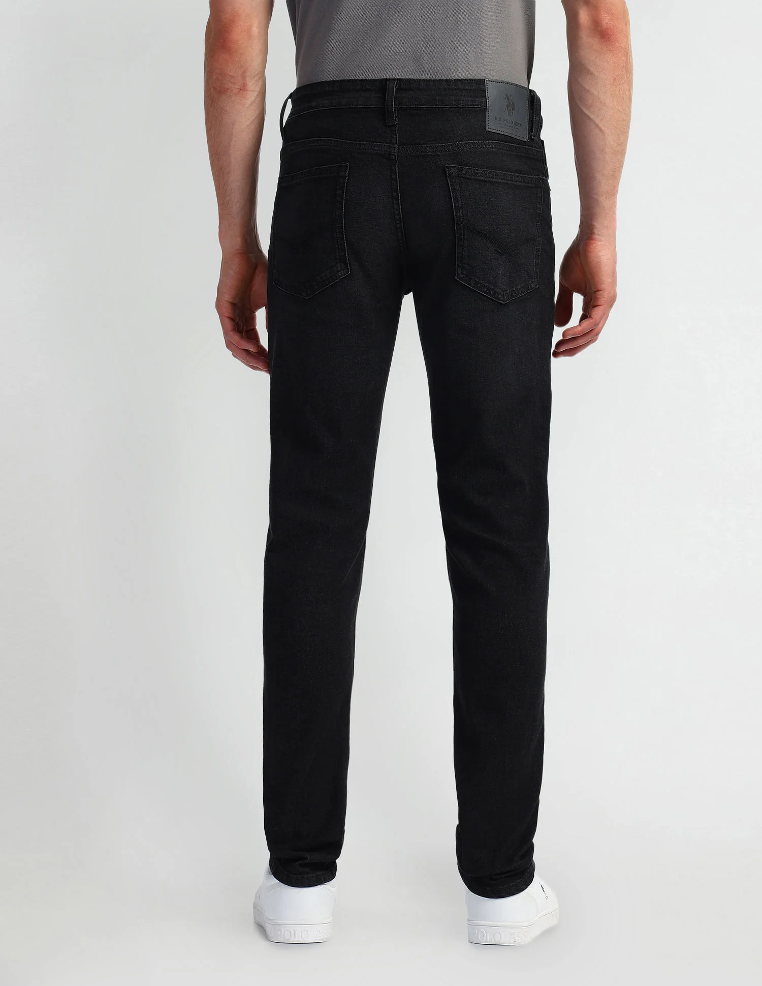 Regallo Skinny Fit Black Jeans - Image 5