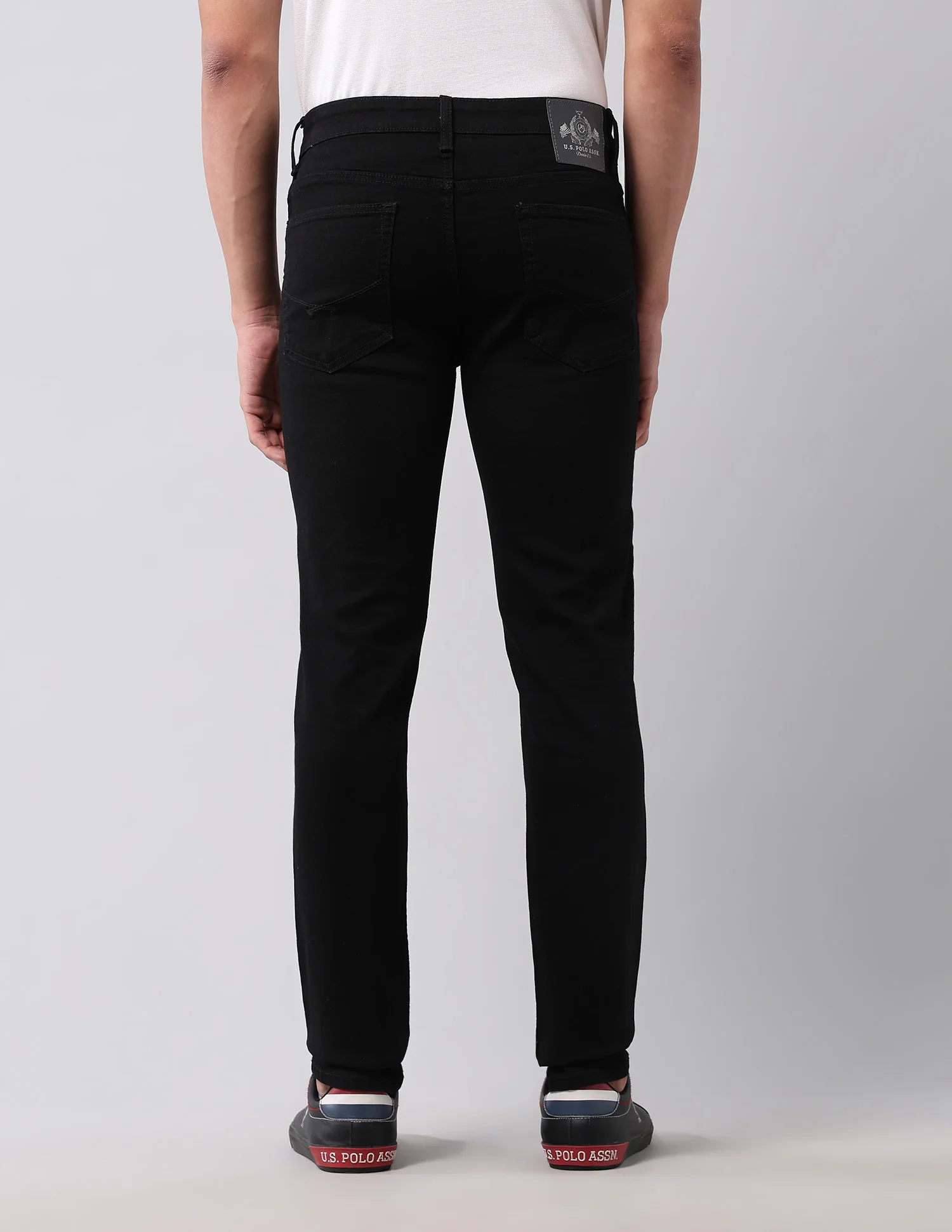 Regallo Skinny Fit Black Jeans - Image 5
