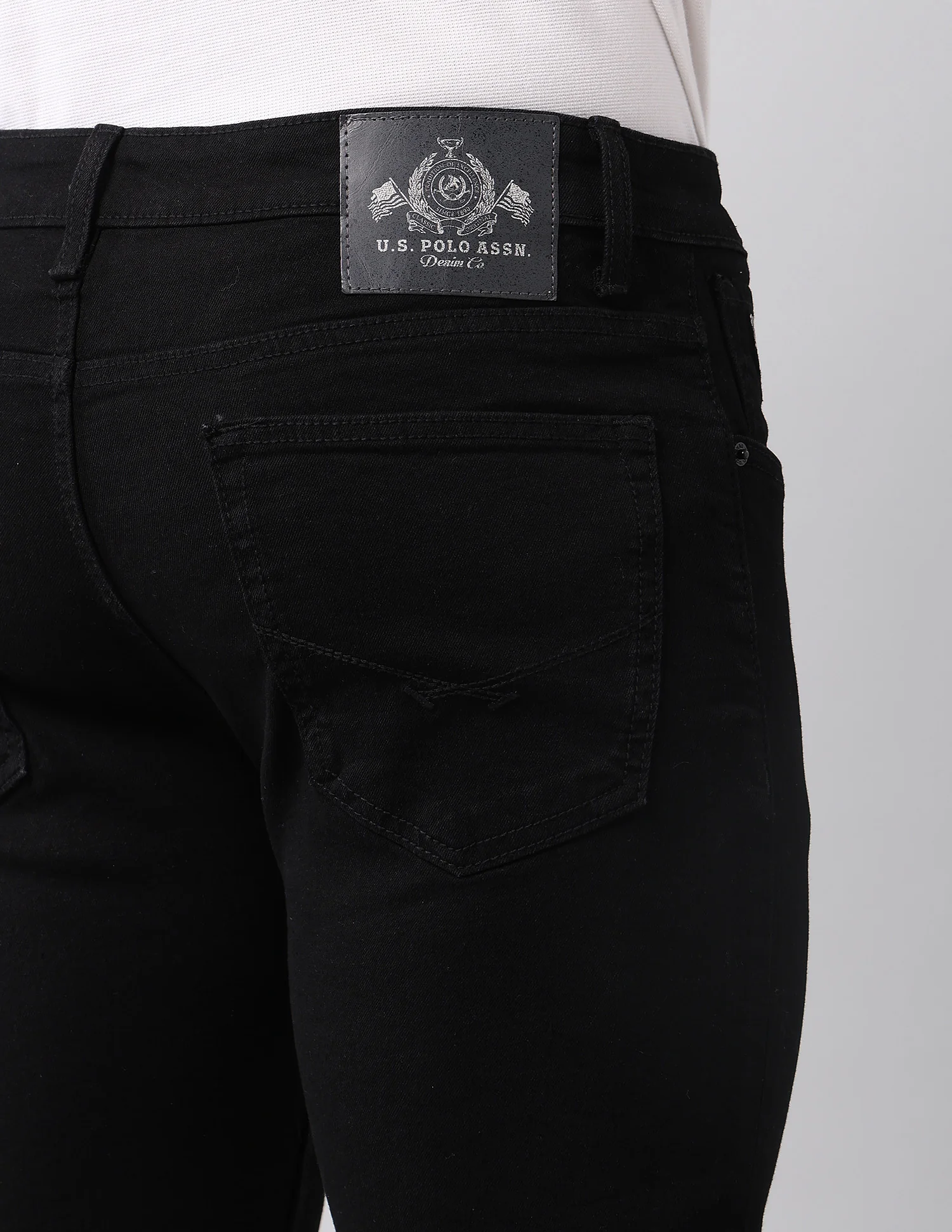 Regallo Skinny Fit Black Jeans - Image 8
