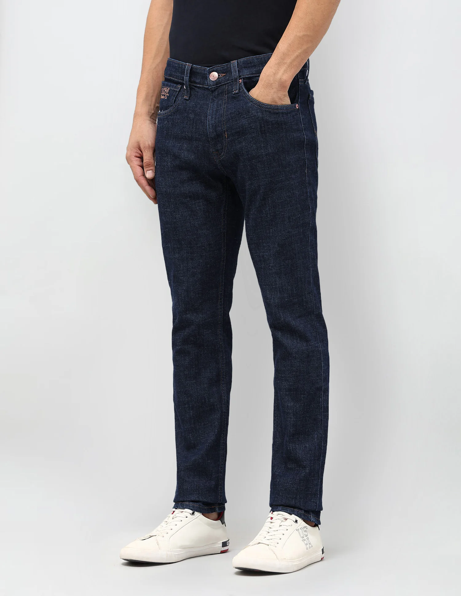Regallo Skinny Fit Blue Jeans - Image 4