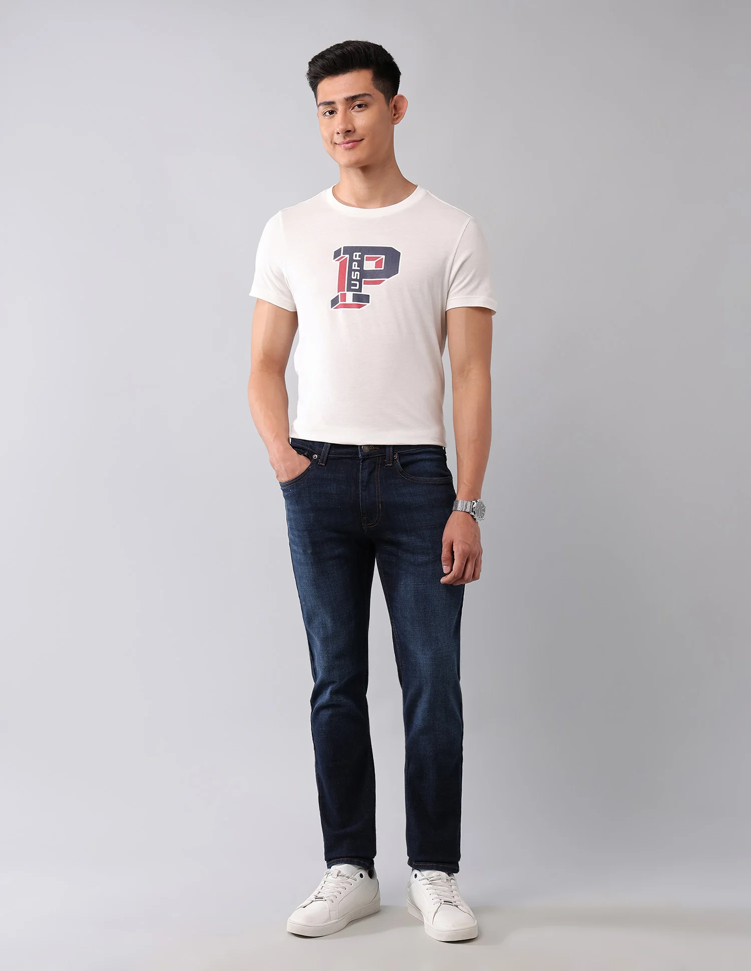 Regallo Skinny Fit Blue Jeans - Image 3