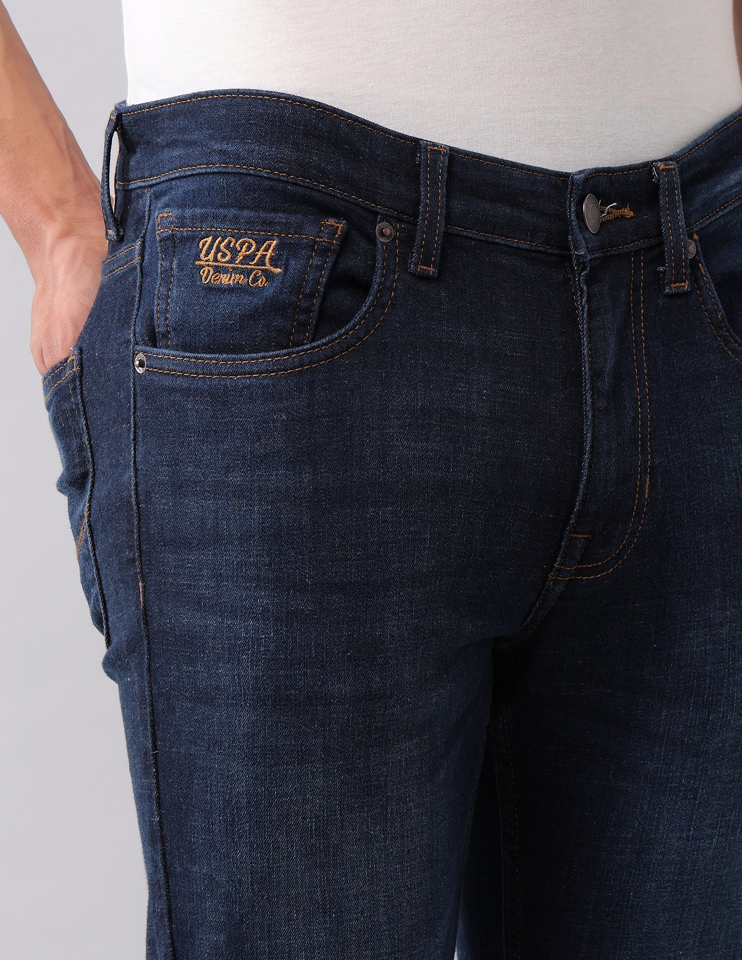 Regallo Skinny Fit Blue Jeans - Image 7