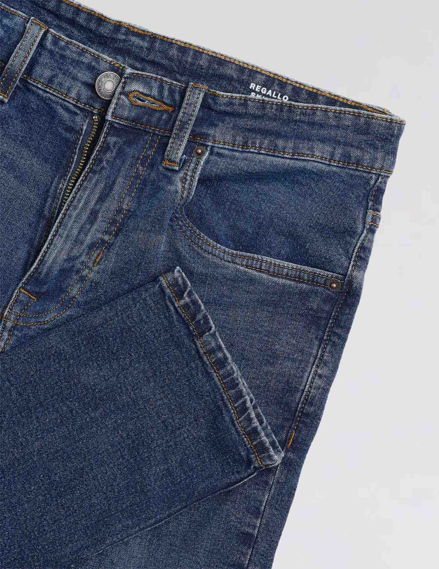 Regallo Skinny Fit Blue Jeans - Image 2