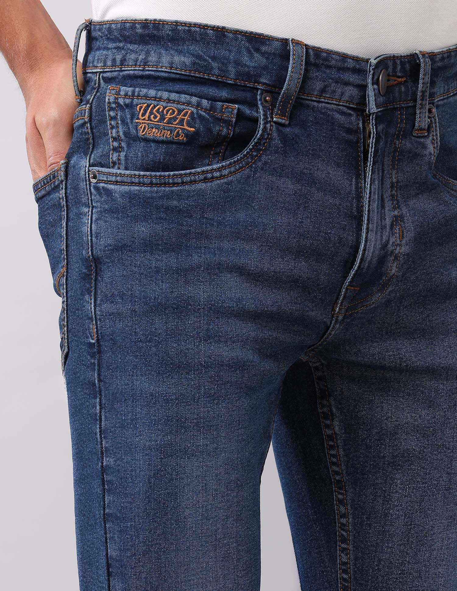 Regallo Skinny Fit Blue Jeans - Image 7