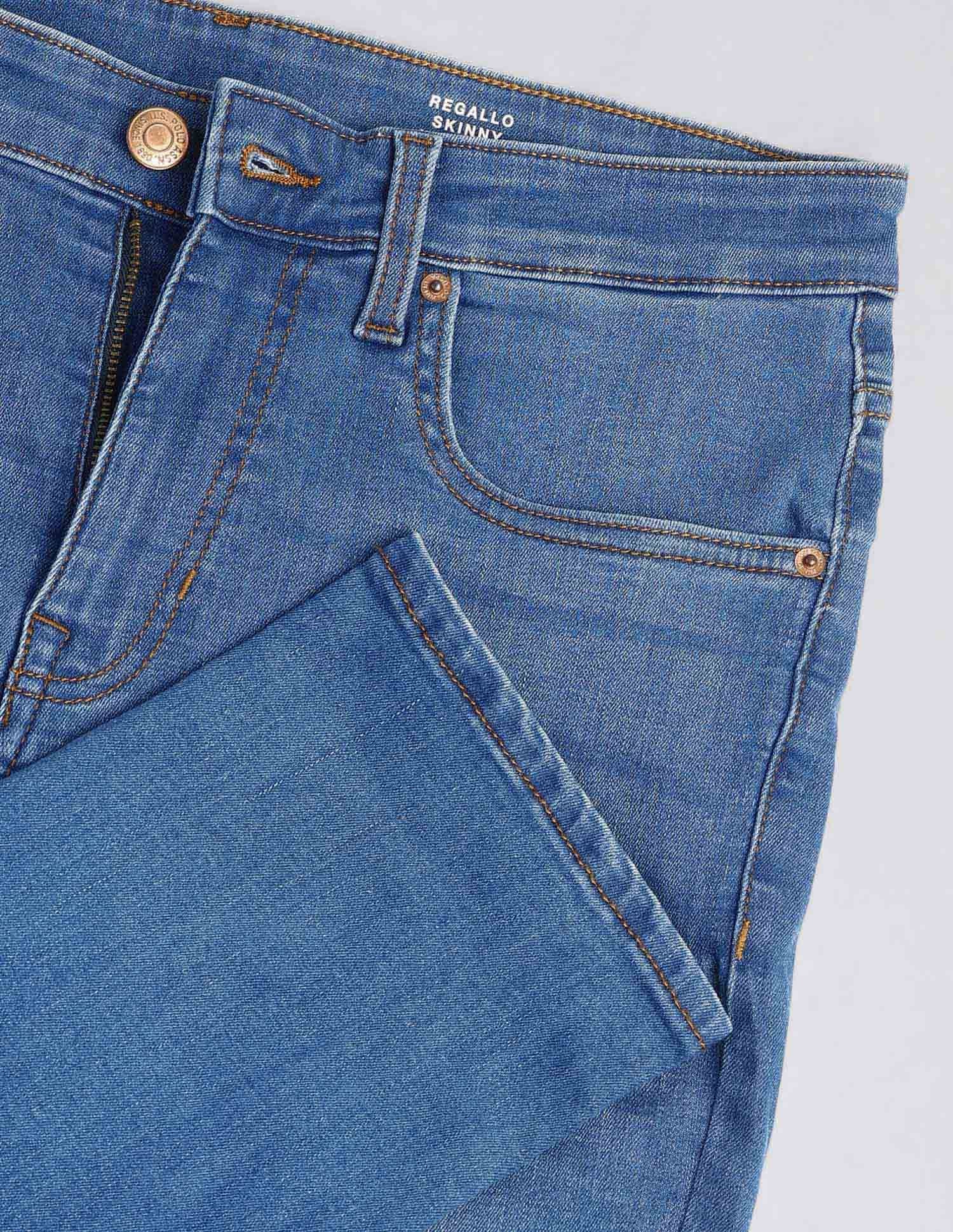 Regallo Skinny Fit Blue Jeans - Image 2