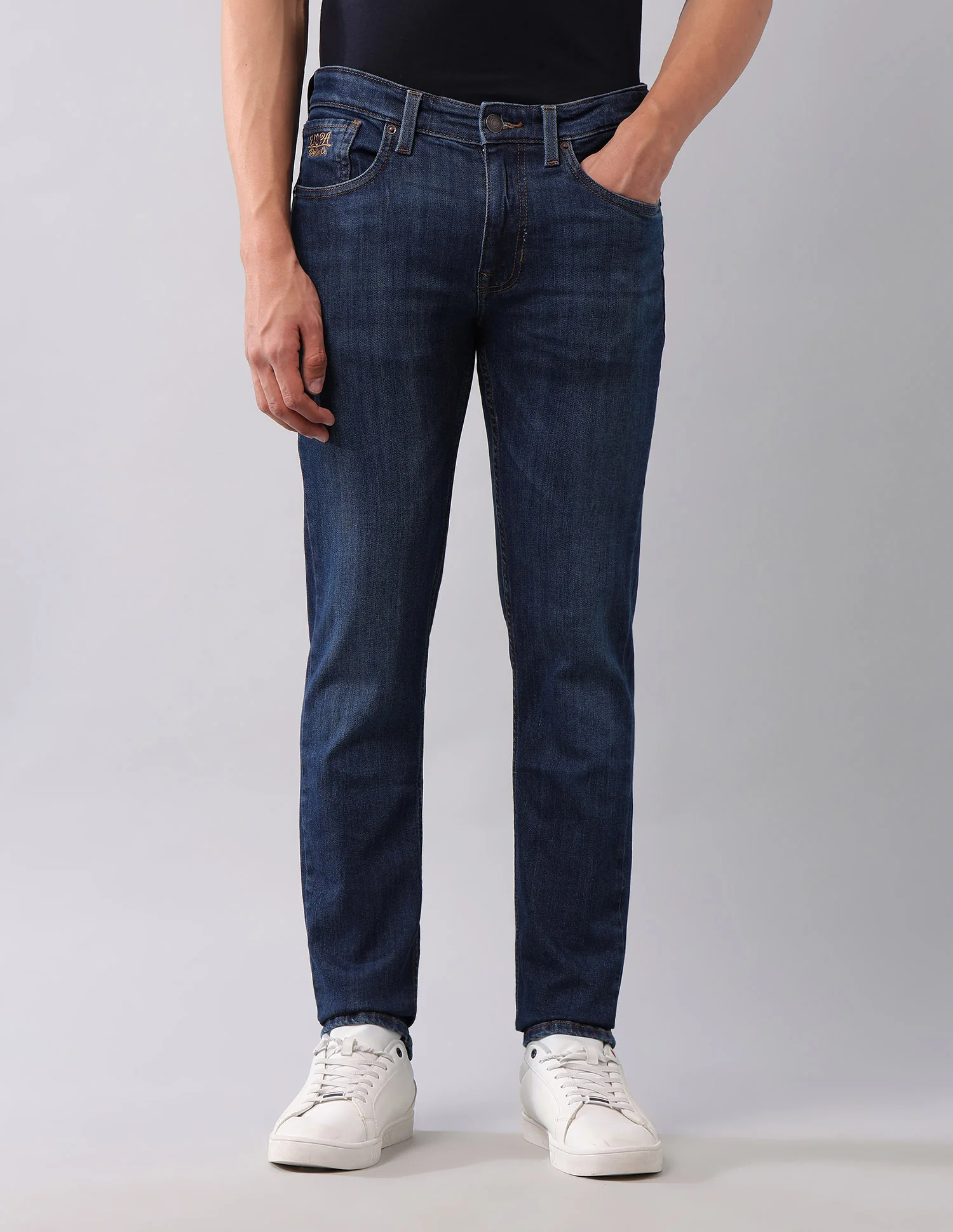 Regallo Skinny Fit Blue Jeans - Image 6