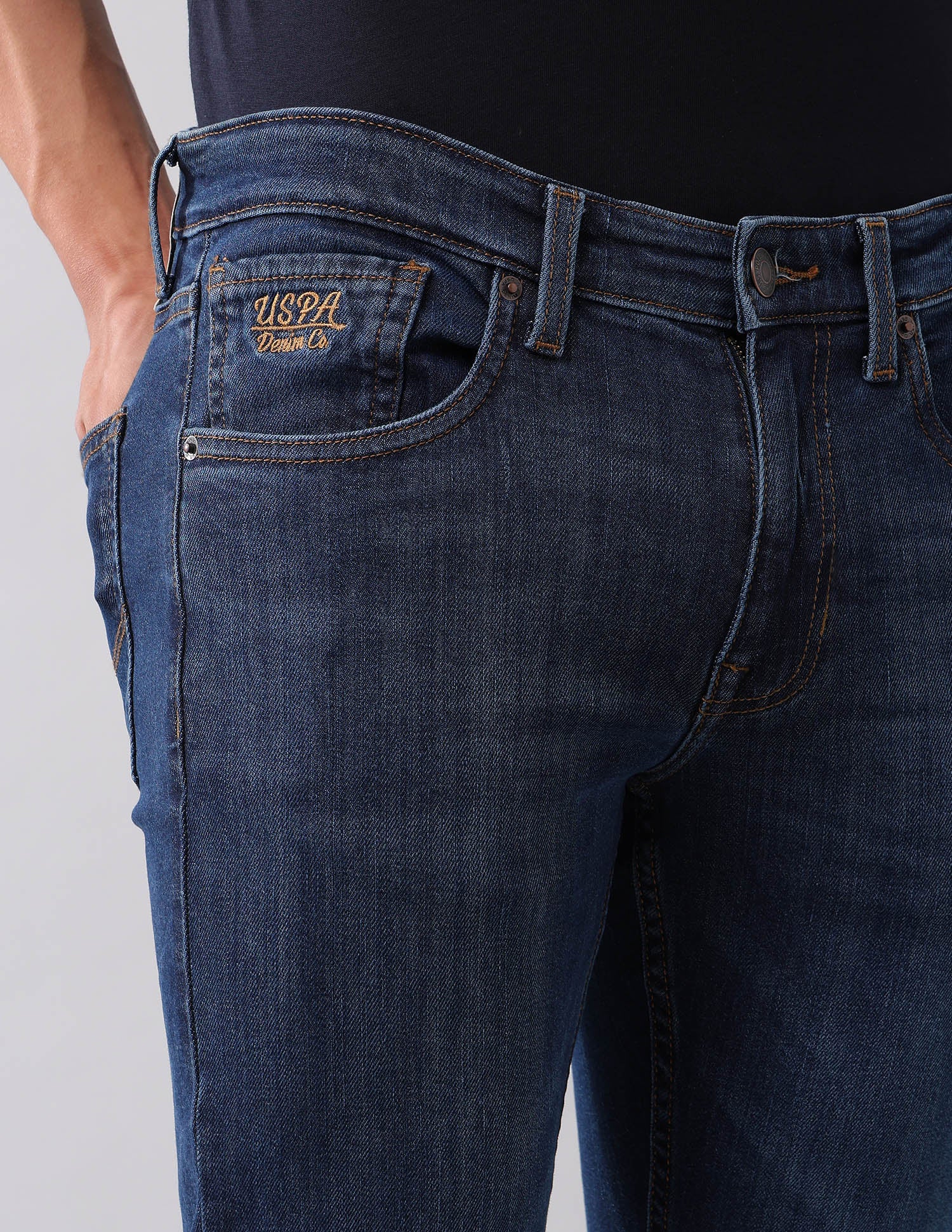 Regallo Skinny Fit Blue Jeans - Image 7