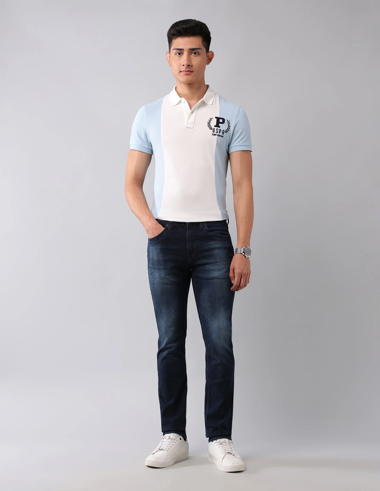 Regallo Skinny Fit Blue Jeans - Image 3