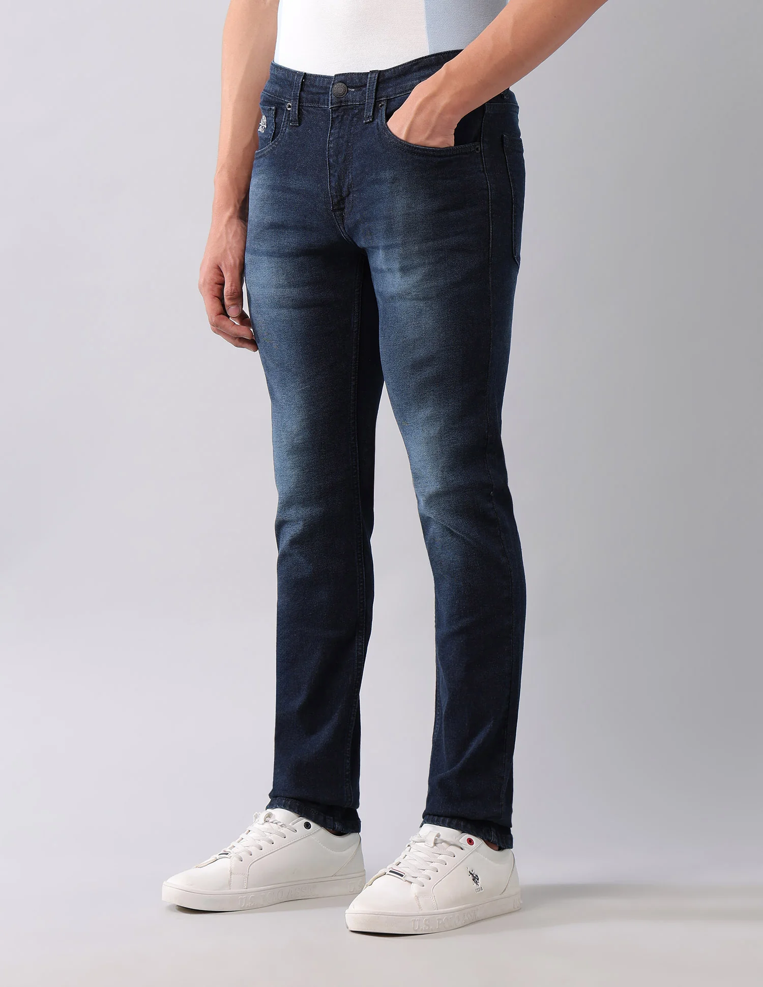Regallo Skinny Fit Blue Jeans - Image 4