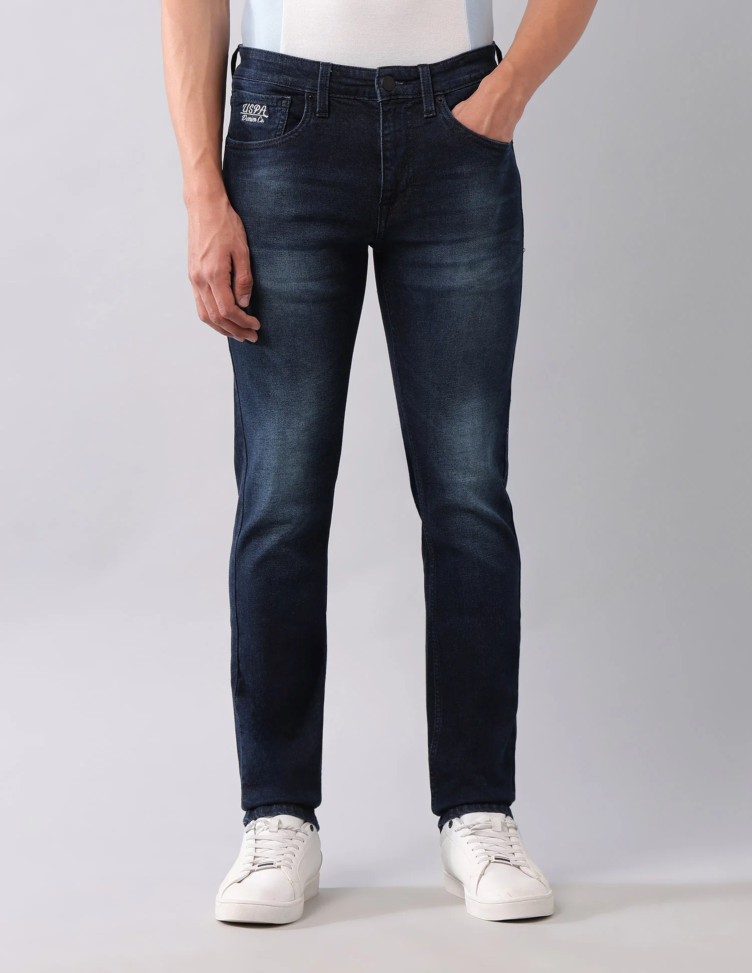 Regallo Skinny Fit Blue Jeans - Image 6
