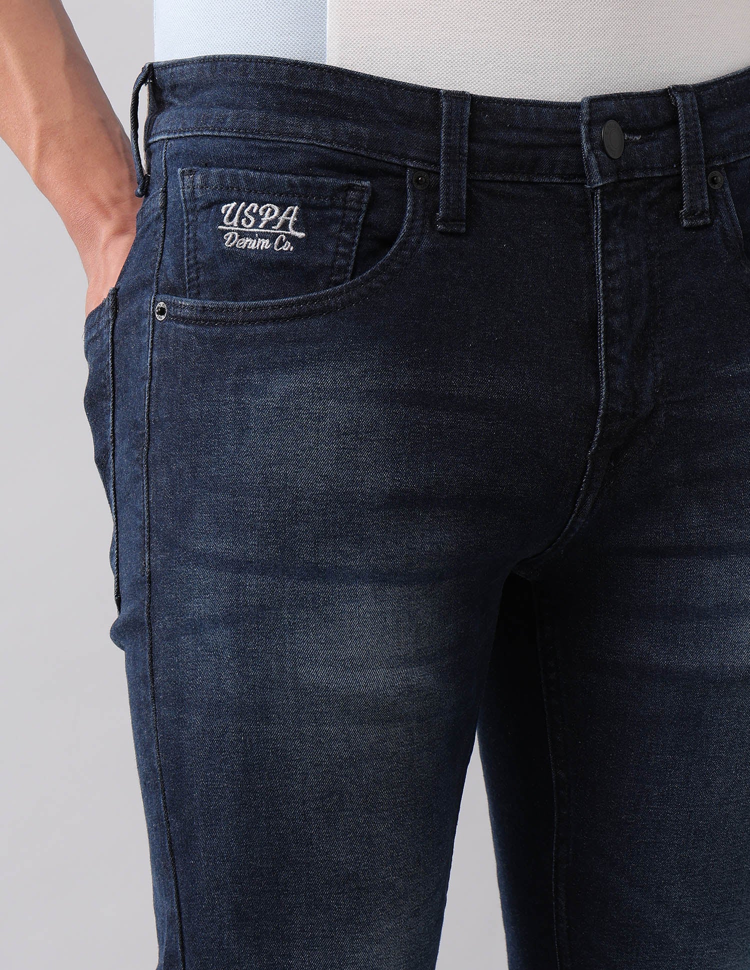 Regallo Skinny Fit Blue Jeans - Image 7