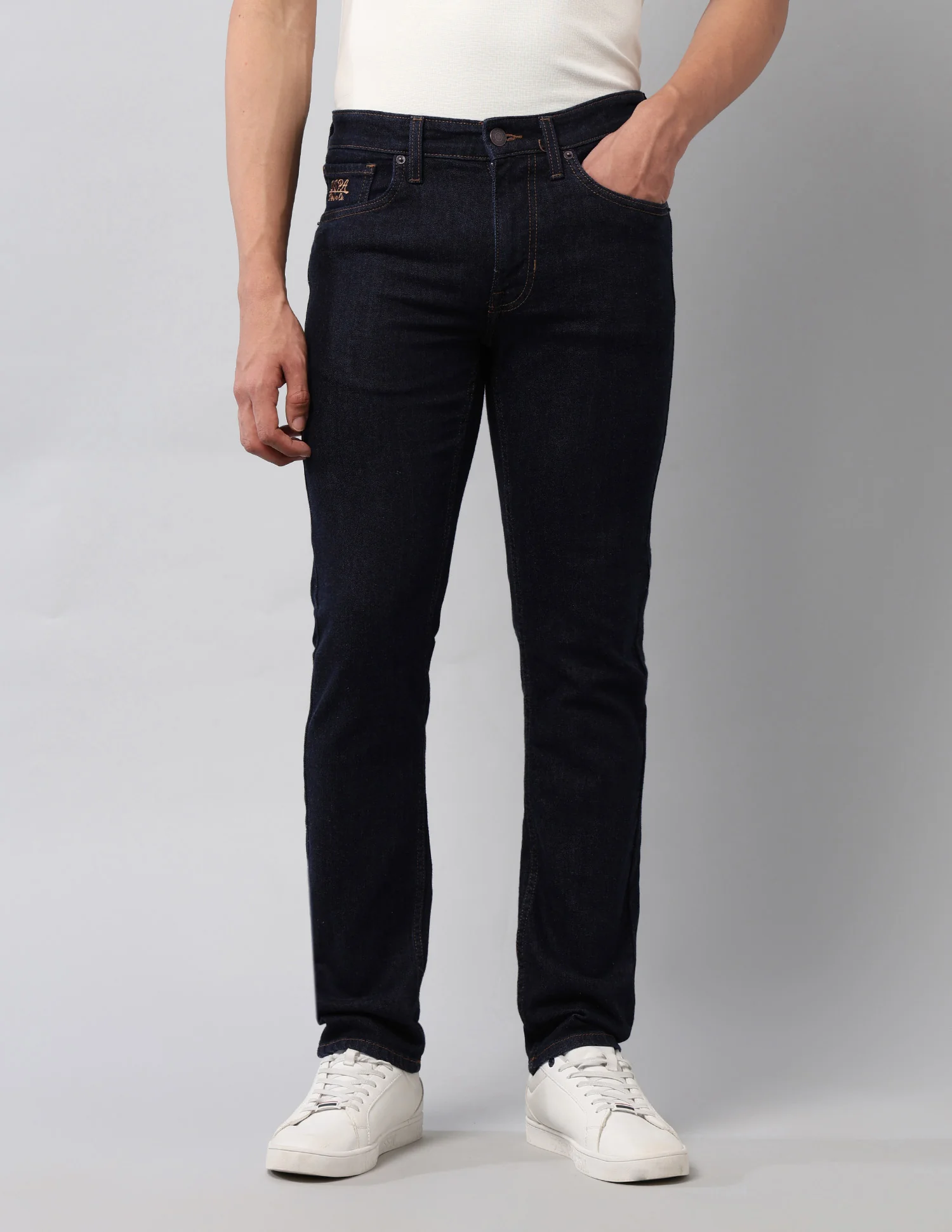Regallo Skinny Fit Blue Jeans - Image 6