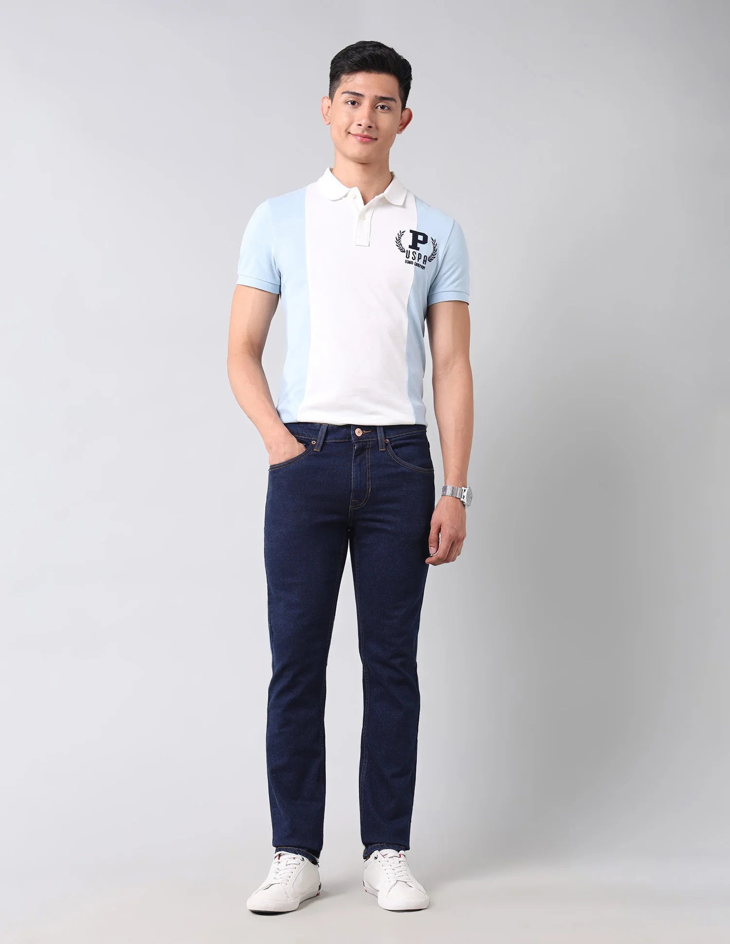 Regallo Skinny Fit Blue Jeans - Image 3