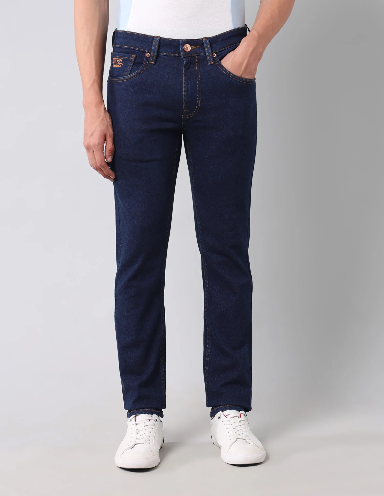Regallo Skinny Fit Blue Jeans - Image 6
