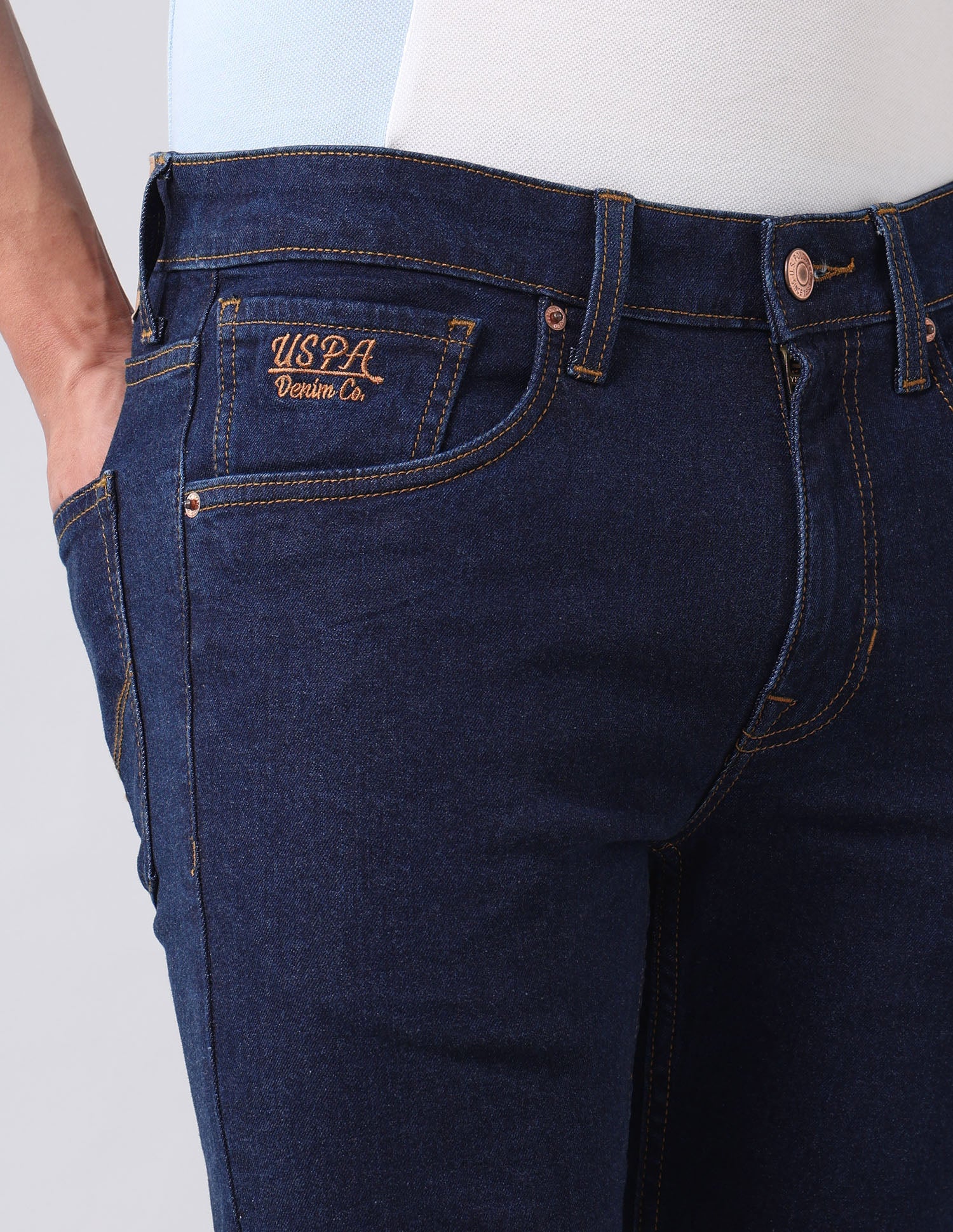 Regallo Skinny Fit Blue Jeans - Image 7
