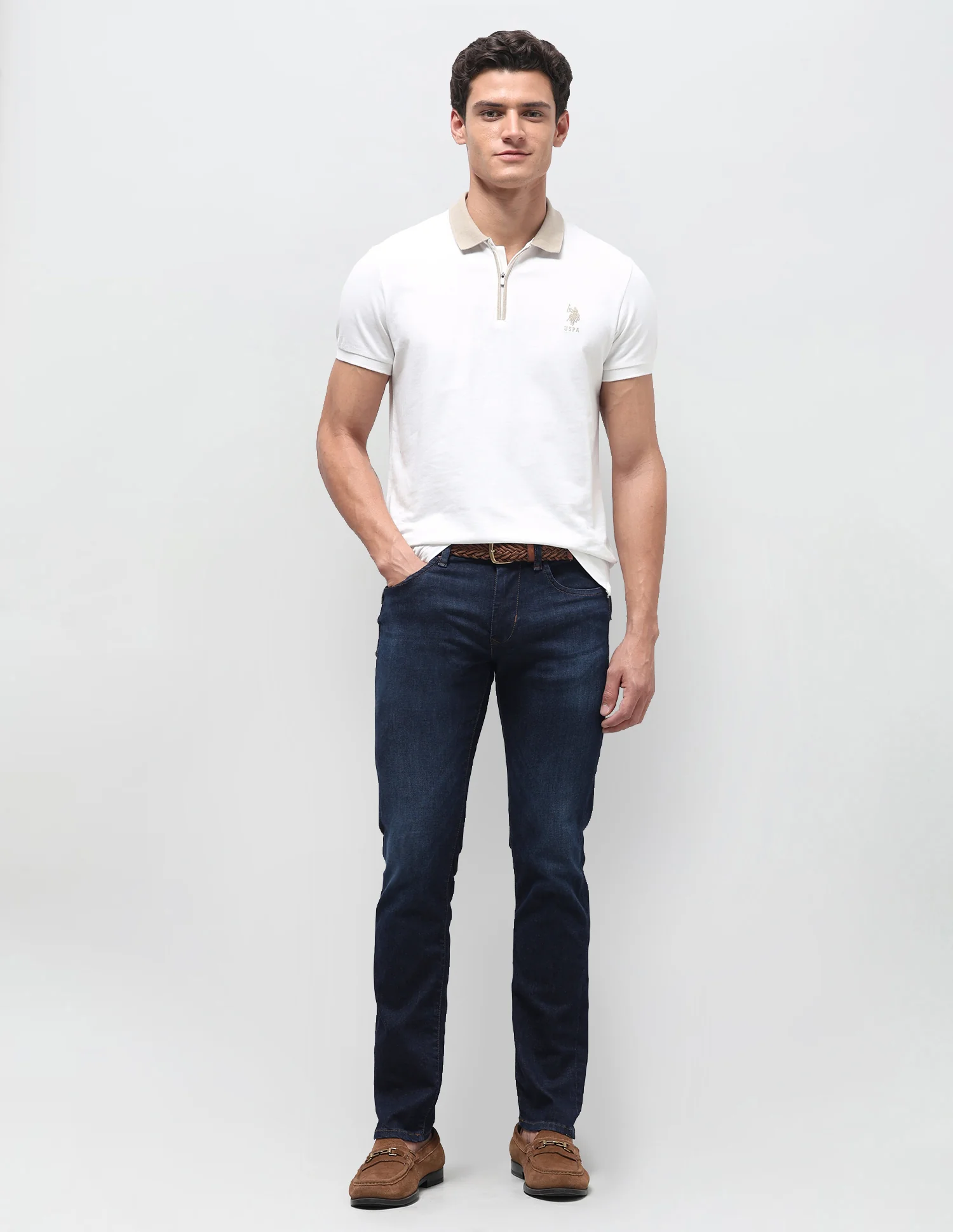 Regallo Skinny Fit Blue Jeans - Image 3