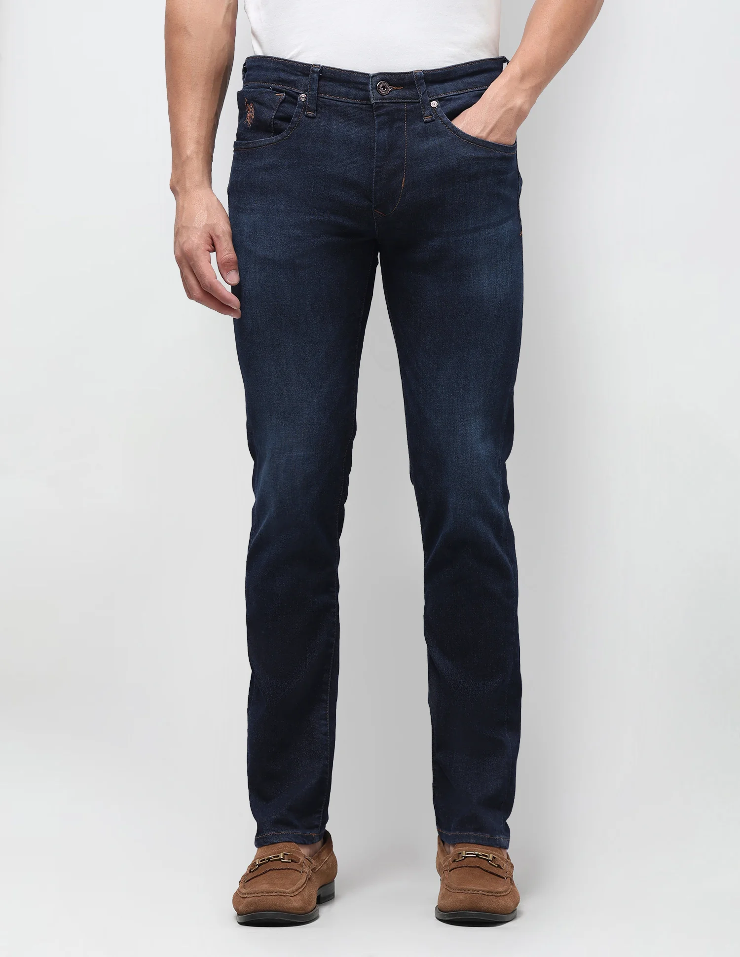 Regallo Skinny Fit Blue Jeans - Image 6