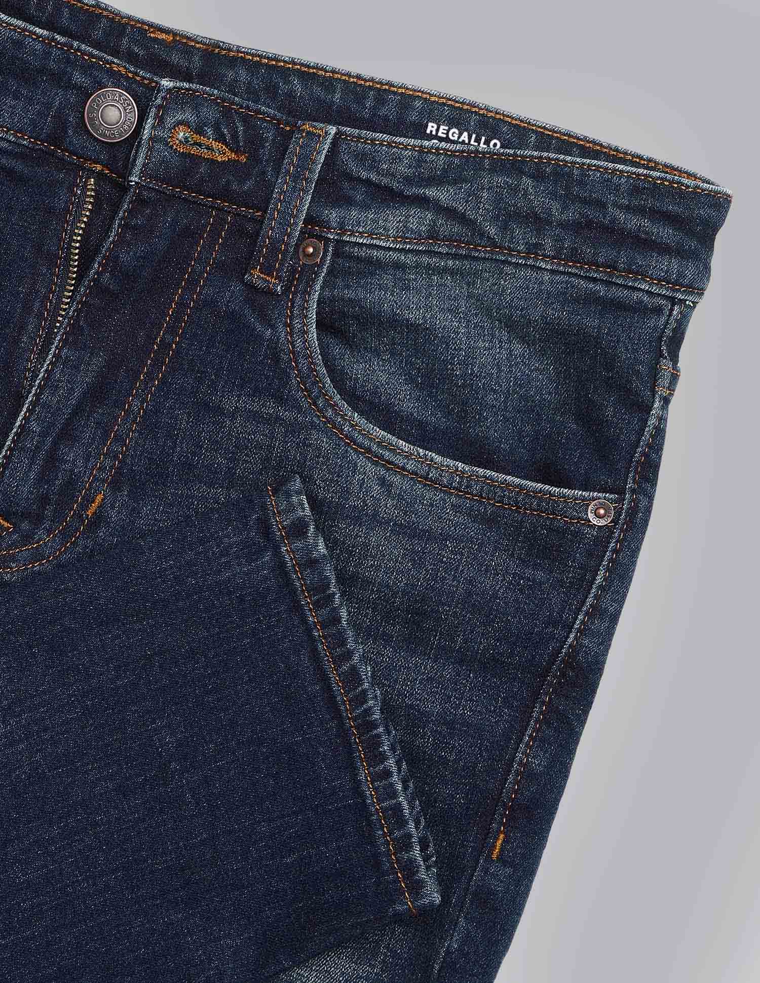Regallo Skinny Fit Blue Jeans - Image 2