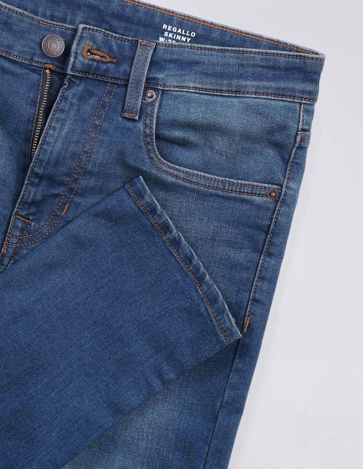 Regallo Skinny Fit Blue Jeans - Image 2