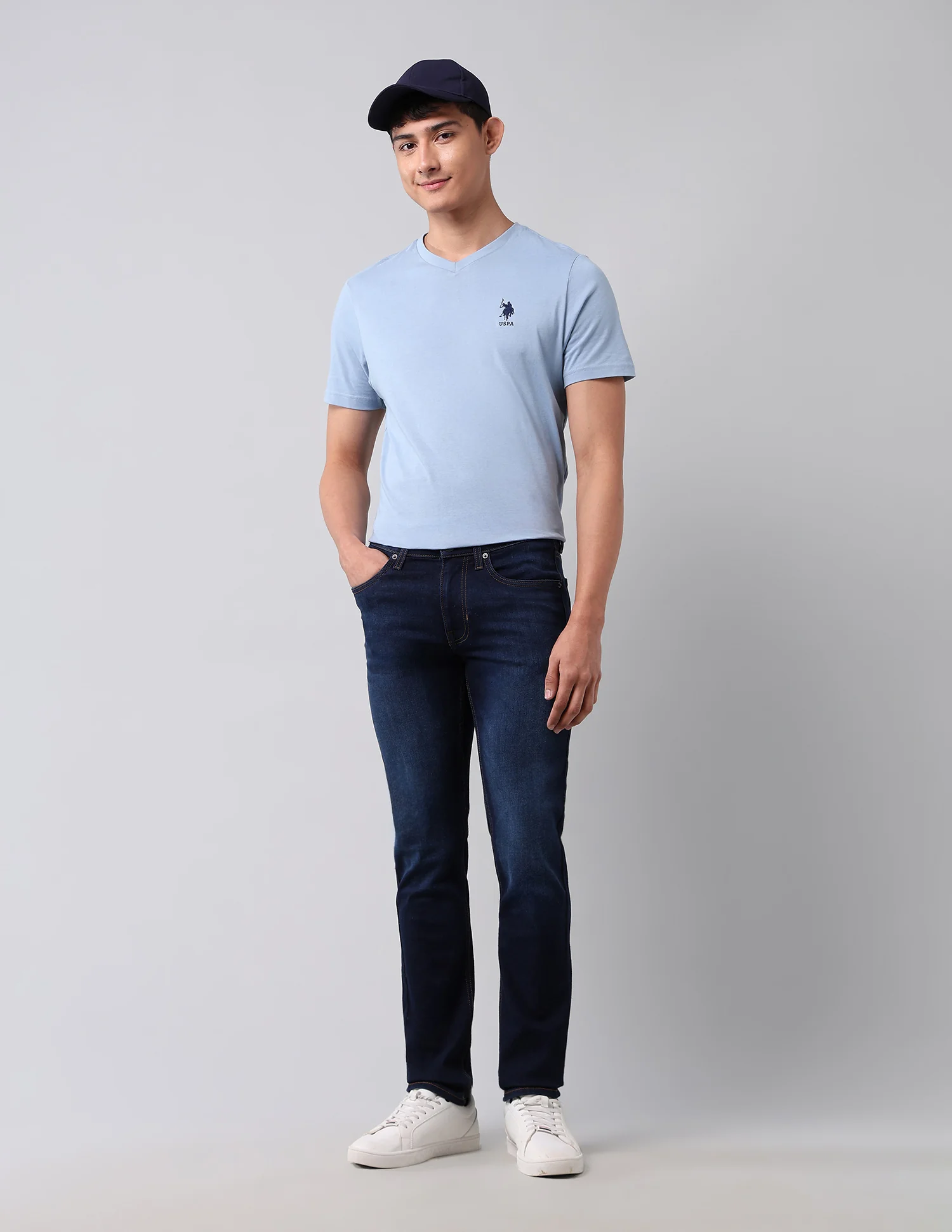 Regallo Skinny Fit Blue Jeans - Image 3