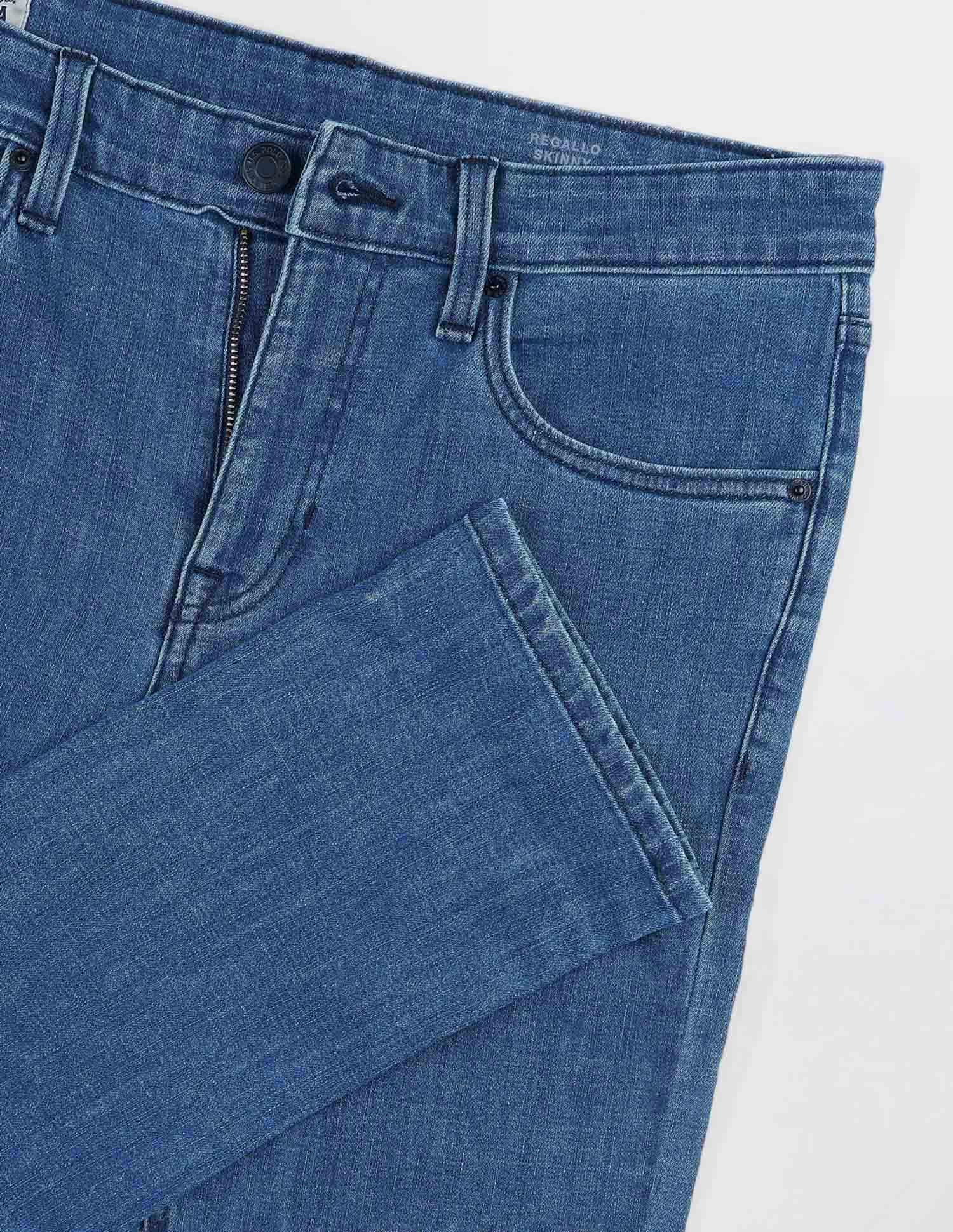 Regallo Skinny Fit Blue Jeans - Image 2
