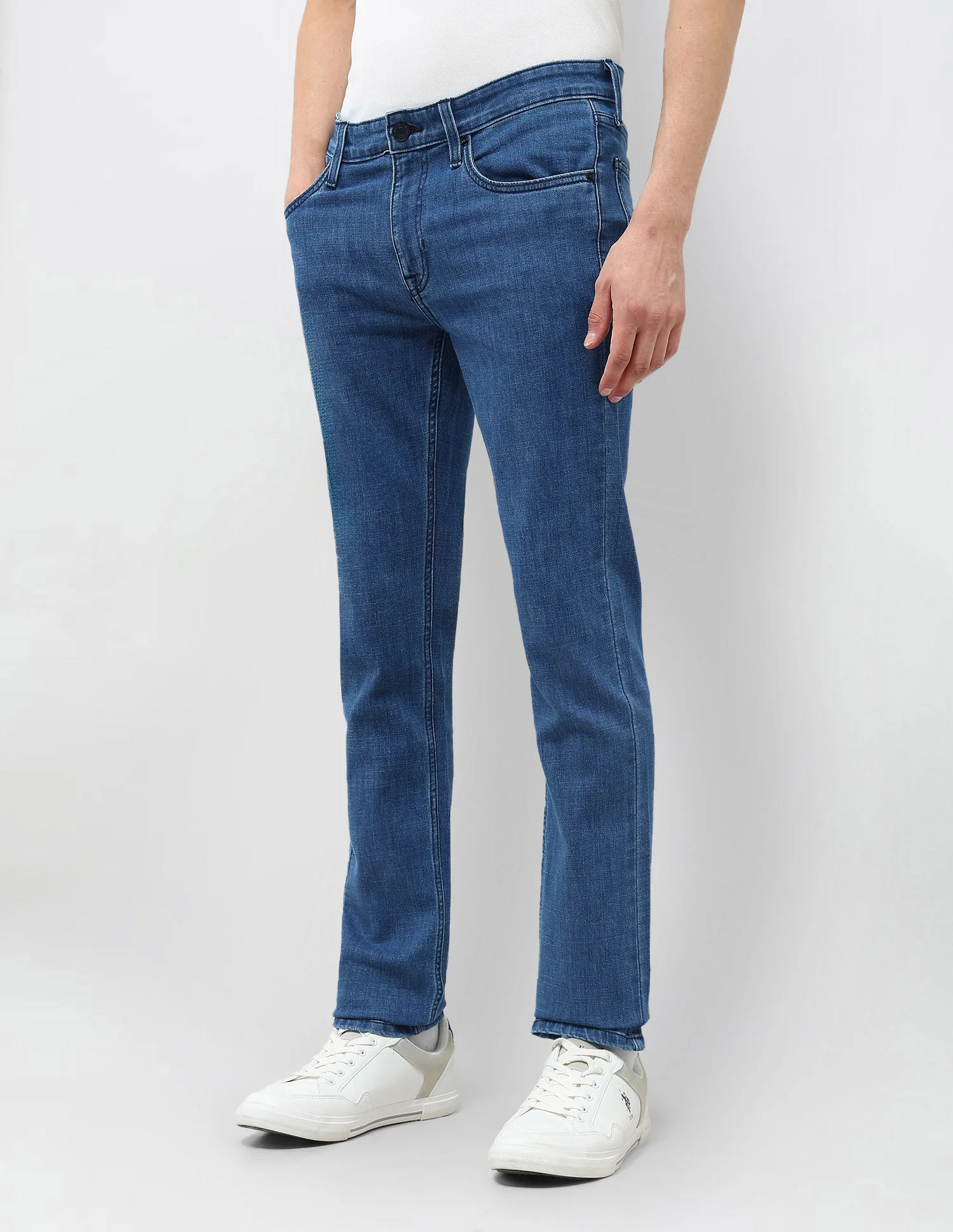 Regallo Skinny Fit Blue Jeans - Image 4