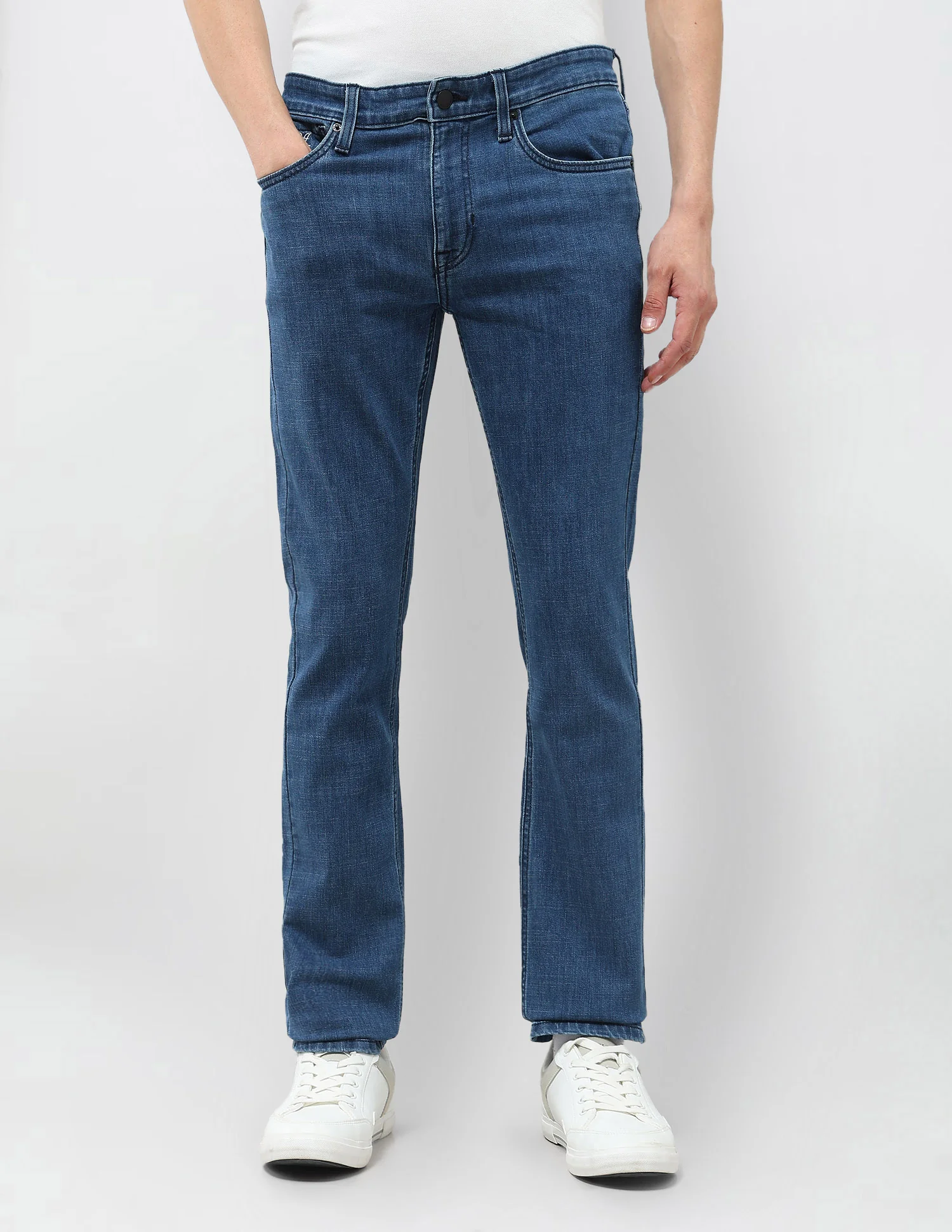 Regallo Skinny Fit Blue Jeans - Image 6
